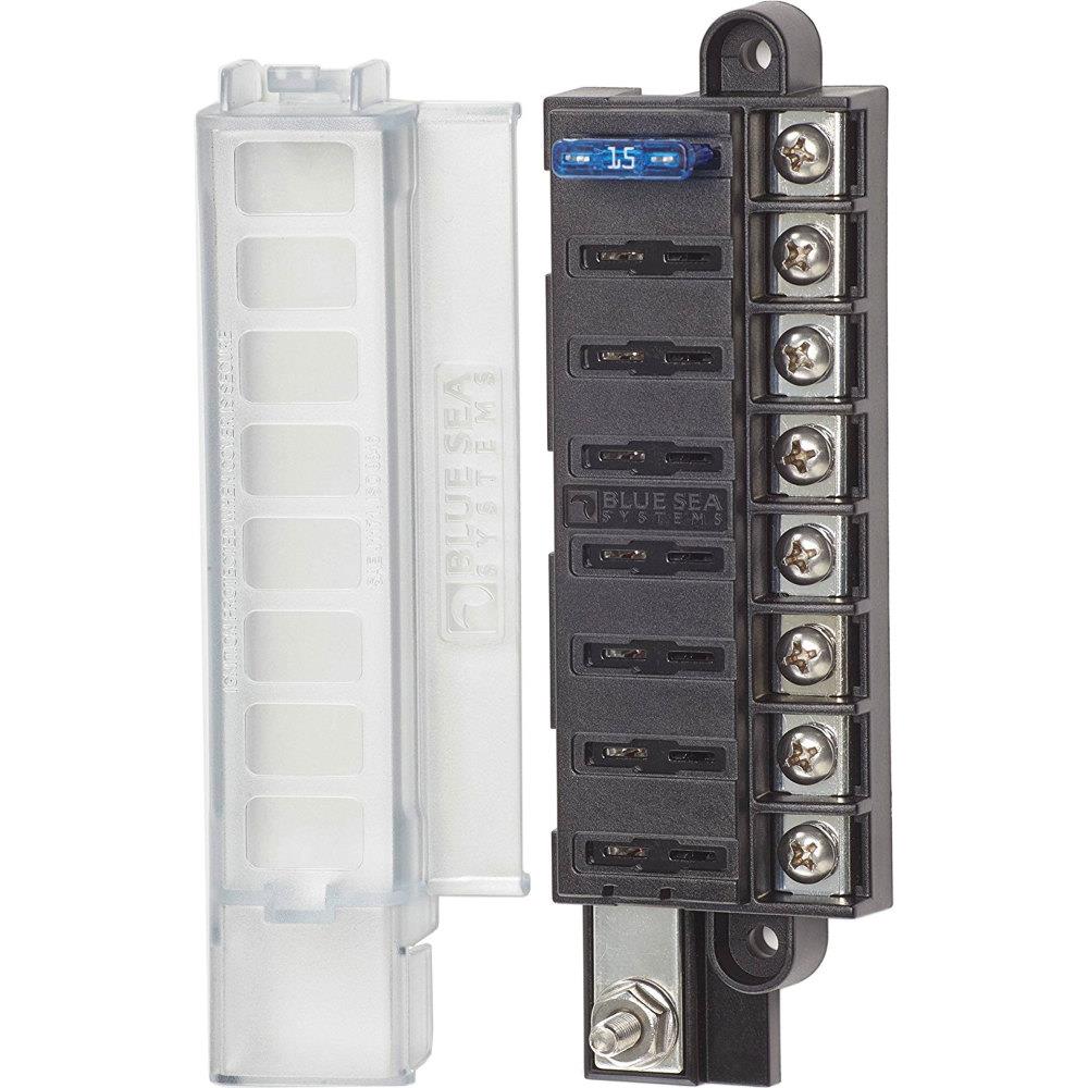 Blue Sea Systems 5046-BSS Fuse Block St Blade Mini 8 Circuit