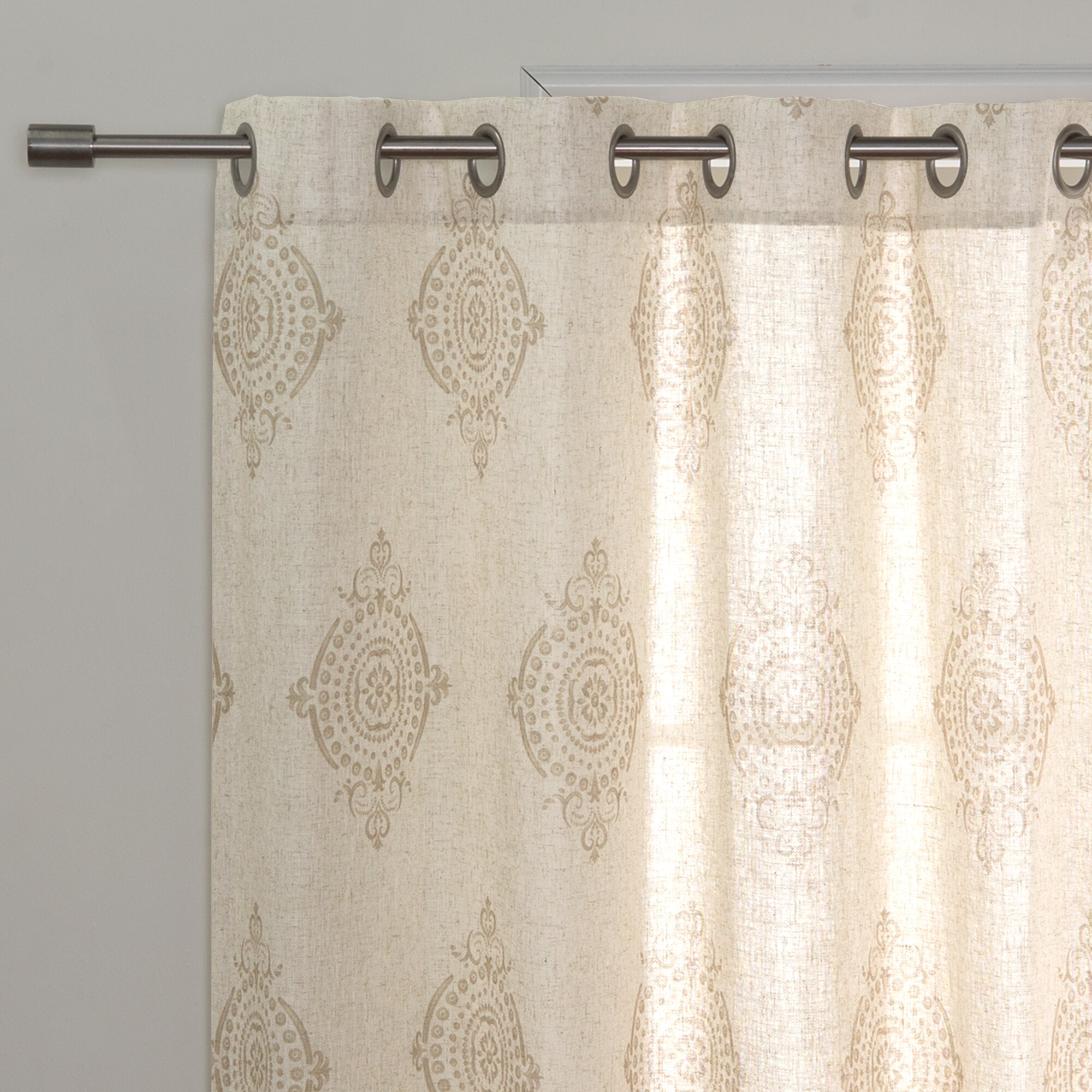 Best Home Fashion JC-17-MED02-84-BEIGE curtains - View #2
