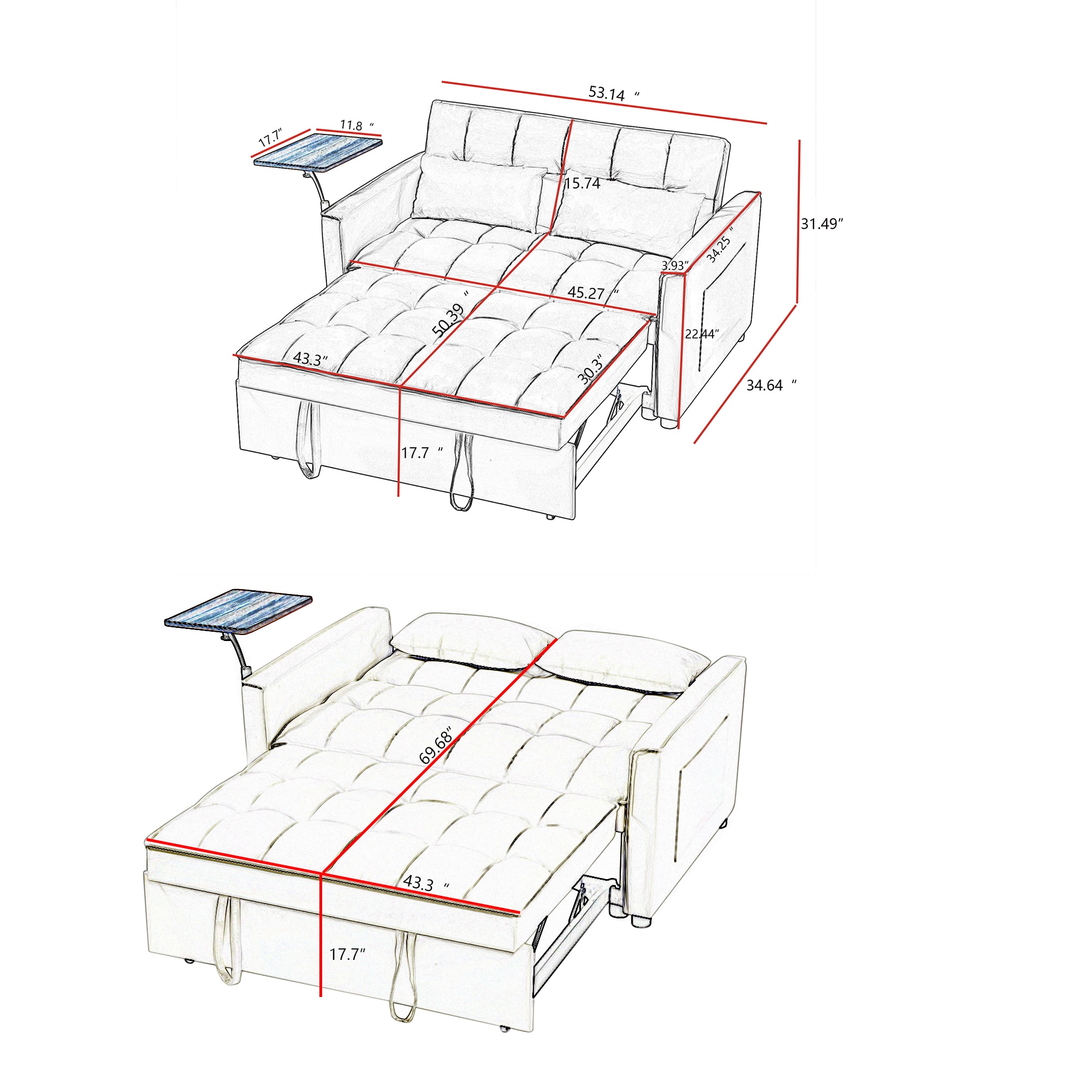 Bybafun YA3700317 futons - View #7
