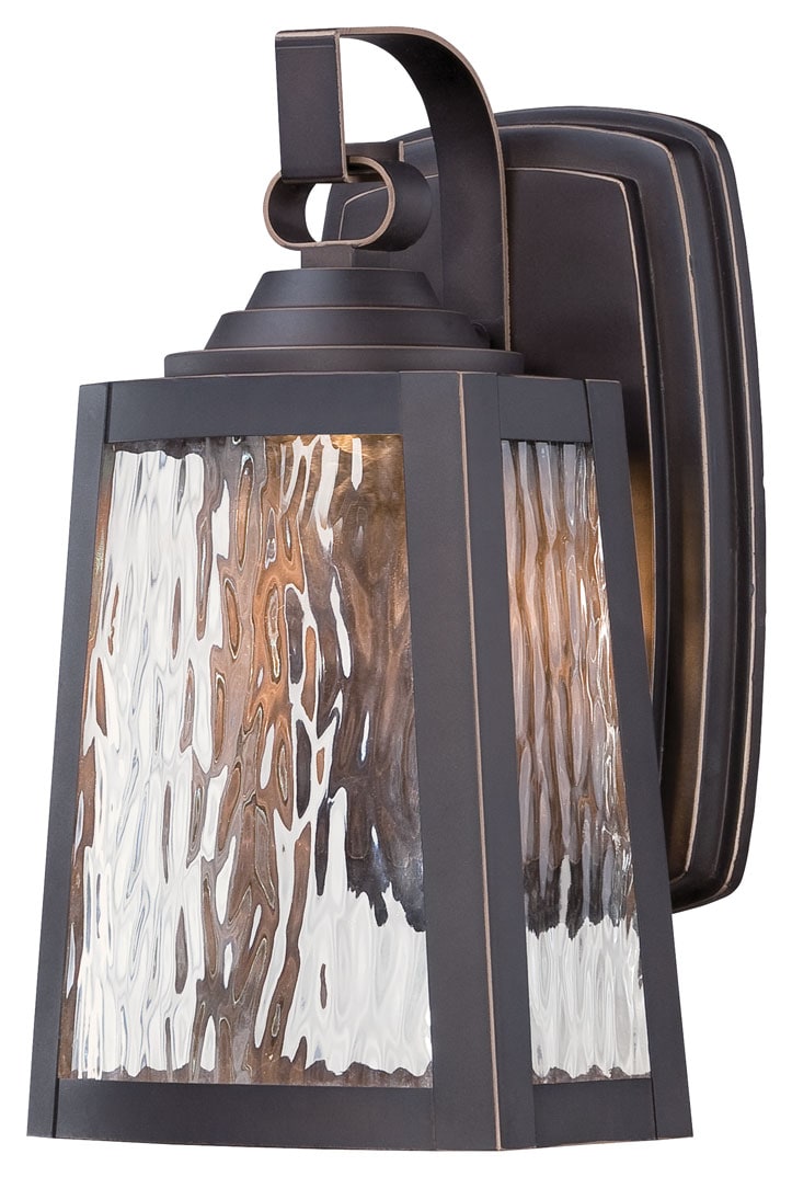 Minka Lavery 73101-143C-L Talera 10.75-in H Oil-rubbed Bronze Hardwired Integrated LED Outdoor Wall Light