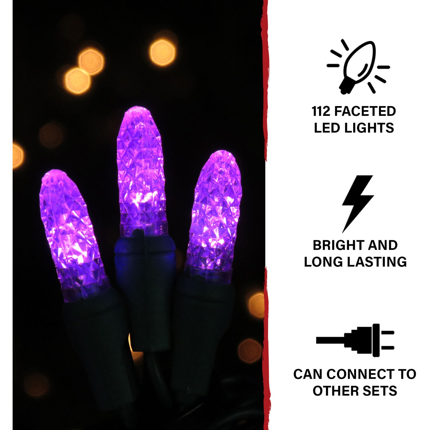 Haunted Hill Farm FFHELED022-EYE0-MLT Halloween-String-Lights - View #5