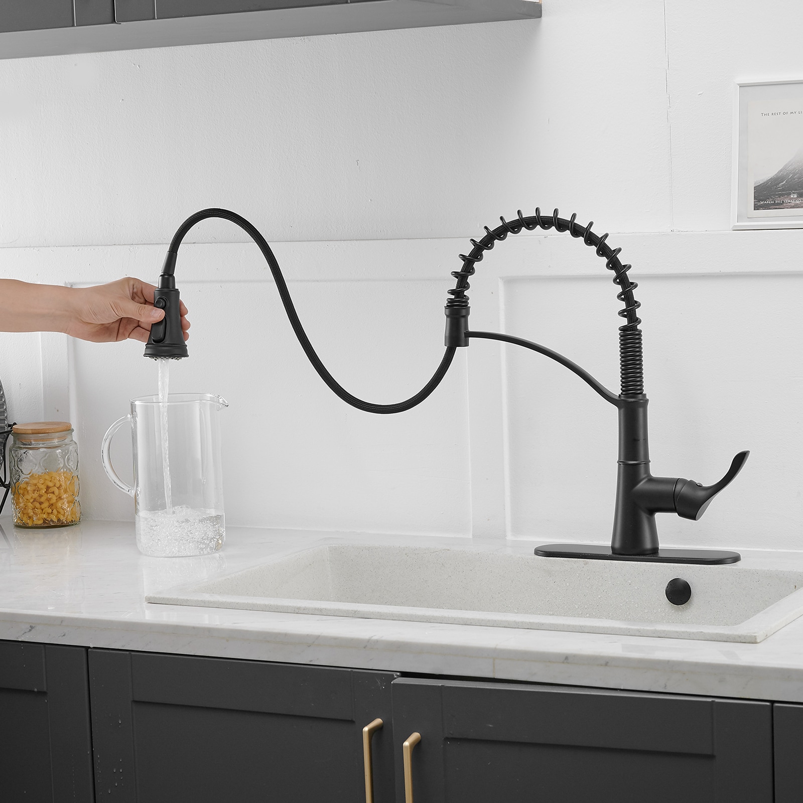 BWE A-94556-BLACK Kitchen-Faucets - View #5