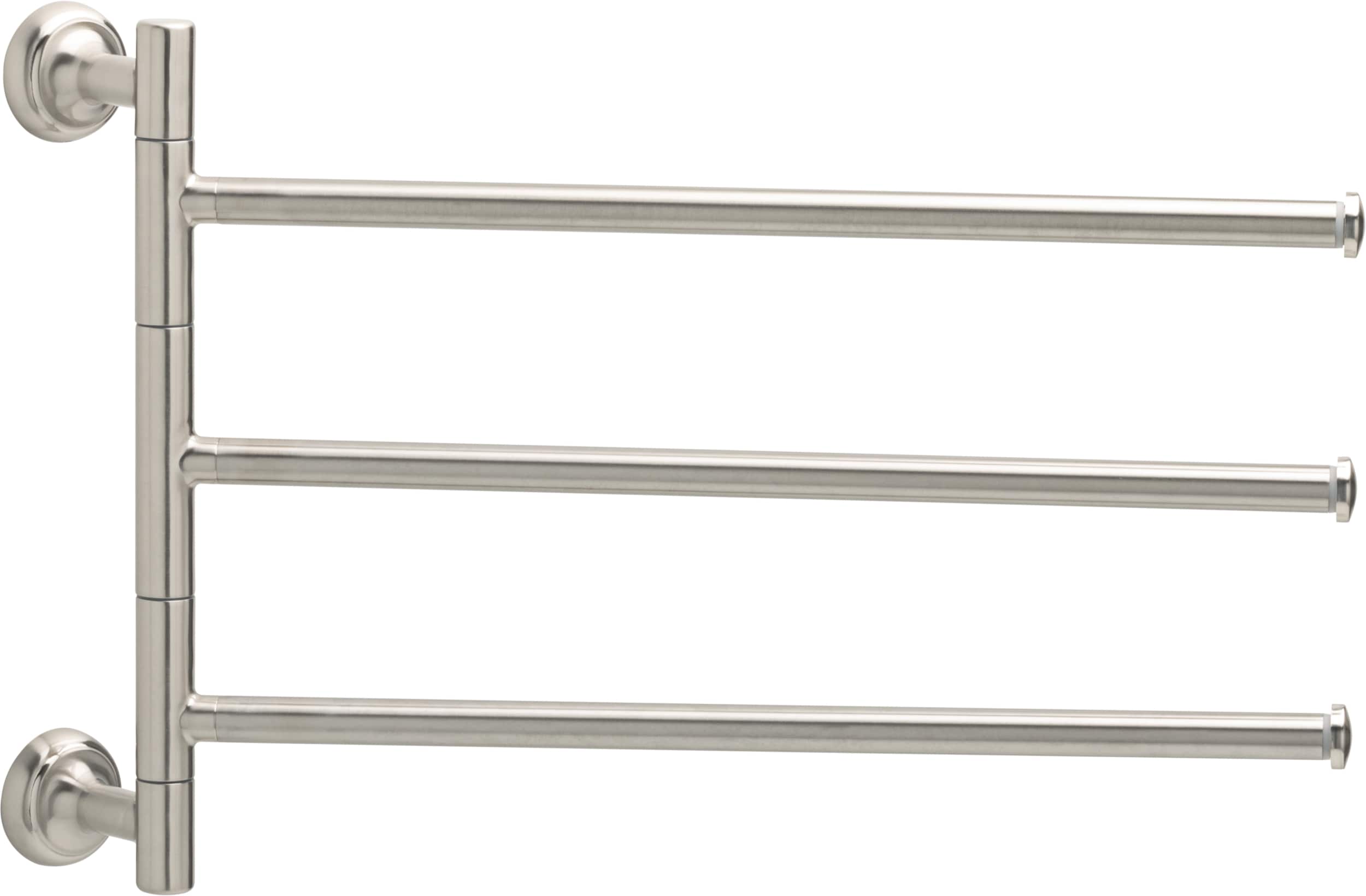 Delta Extensions 36-in Brushed Nickel Wall Mount Single Towel Bar