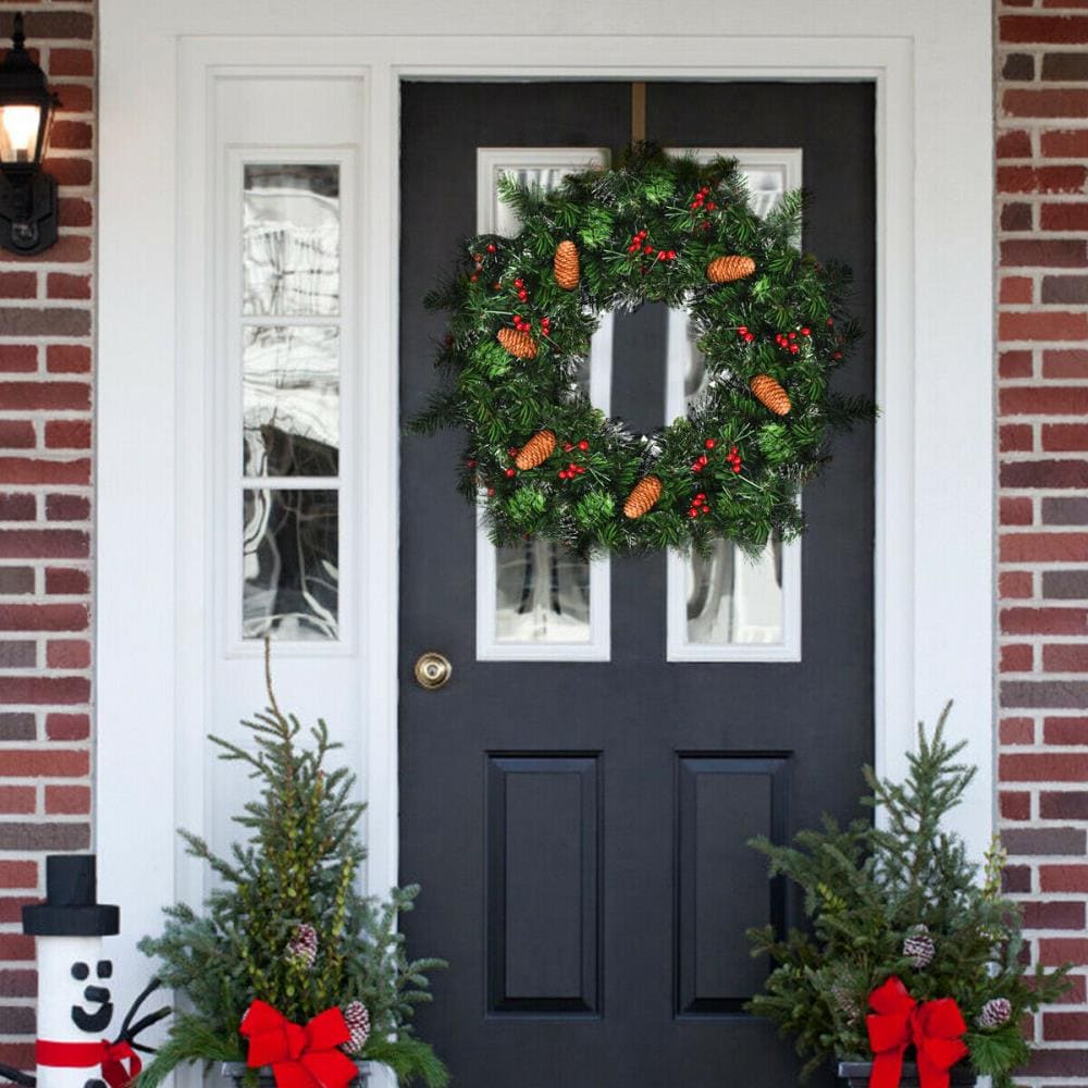 WELLFOR CM-HWY-22044 Artificial-Christmas-Wreaths - View #6