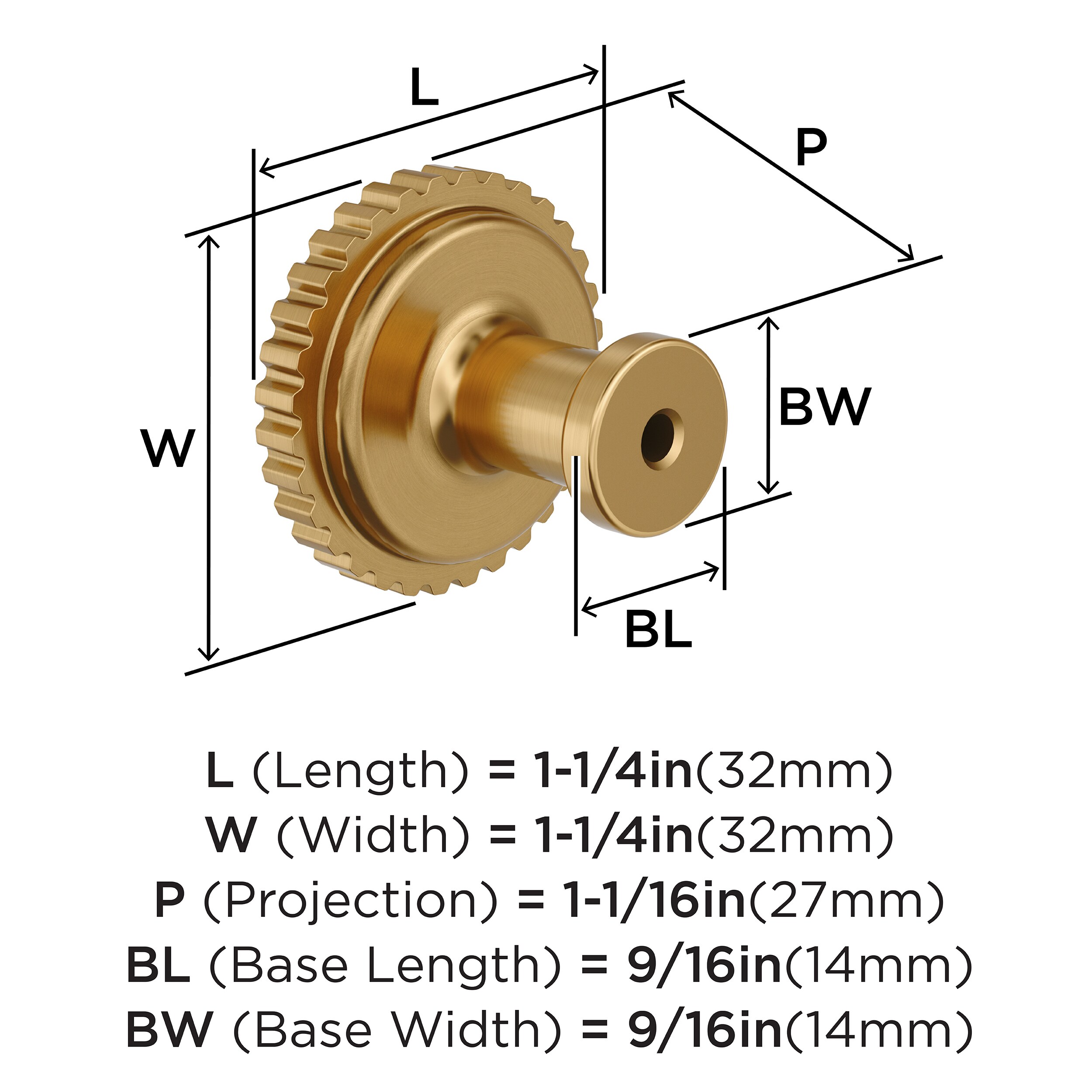 Amerock BP37800CZ Cabinet-Knobs - View #4
