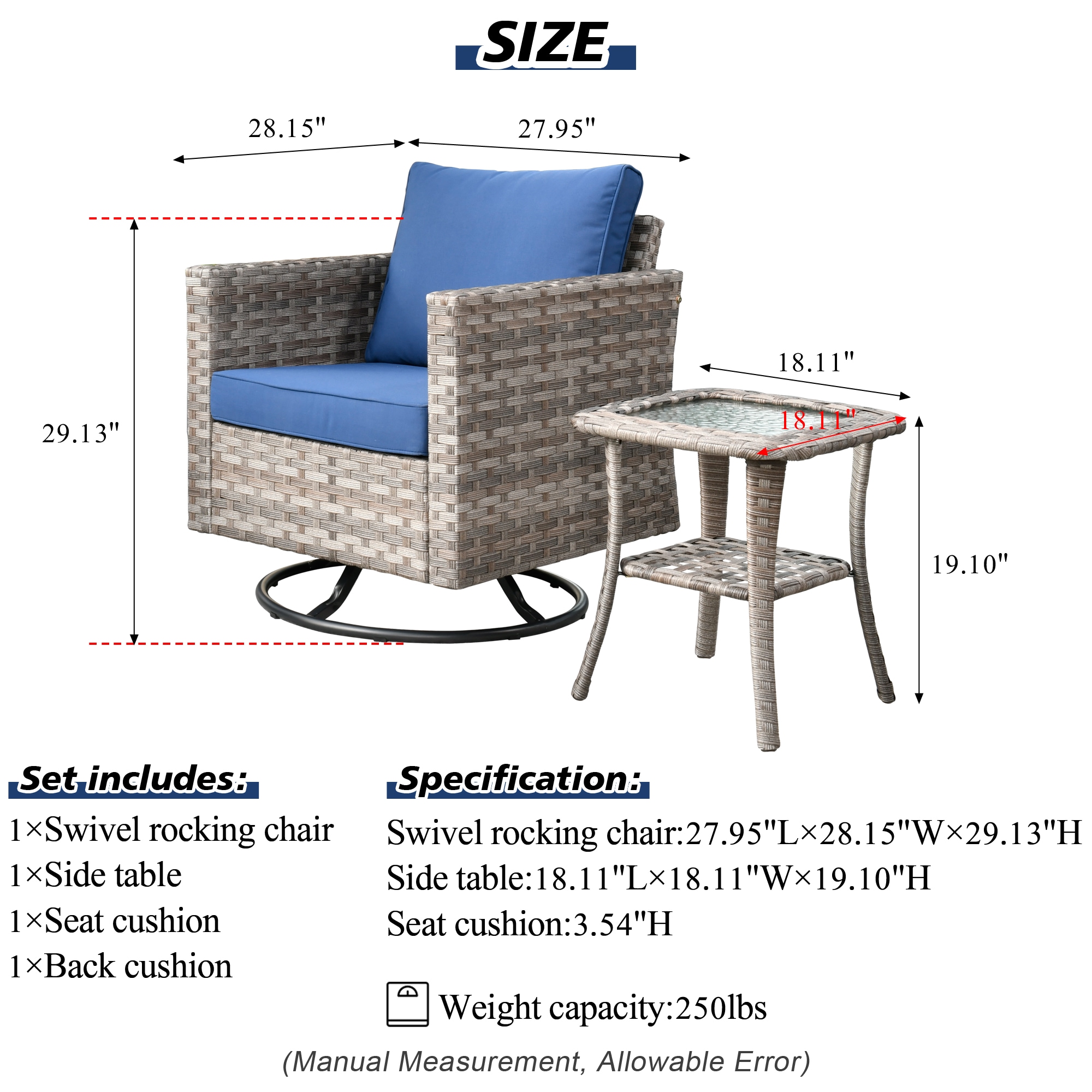 Pouuin SYZBBR7-CT Patio-Chairs - View #9