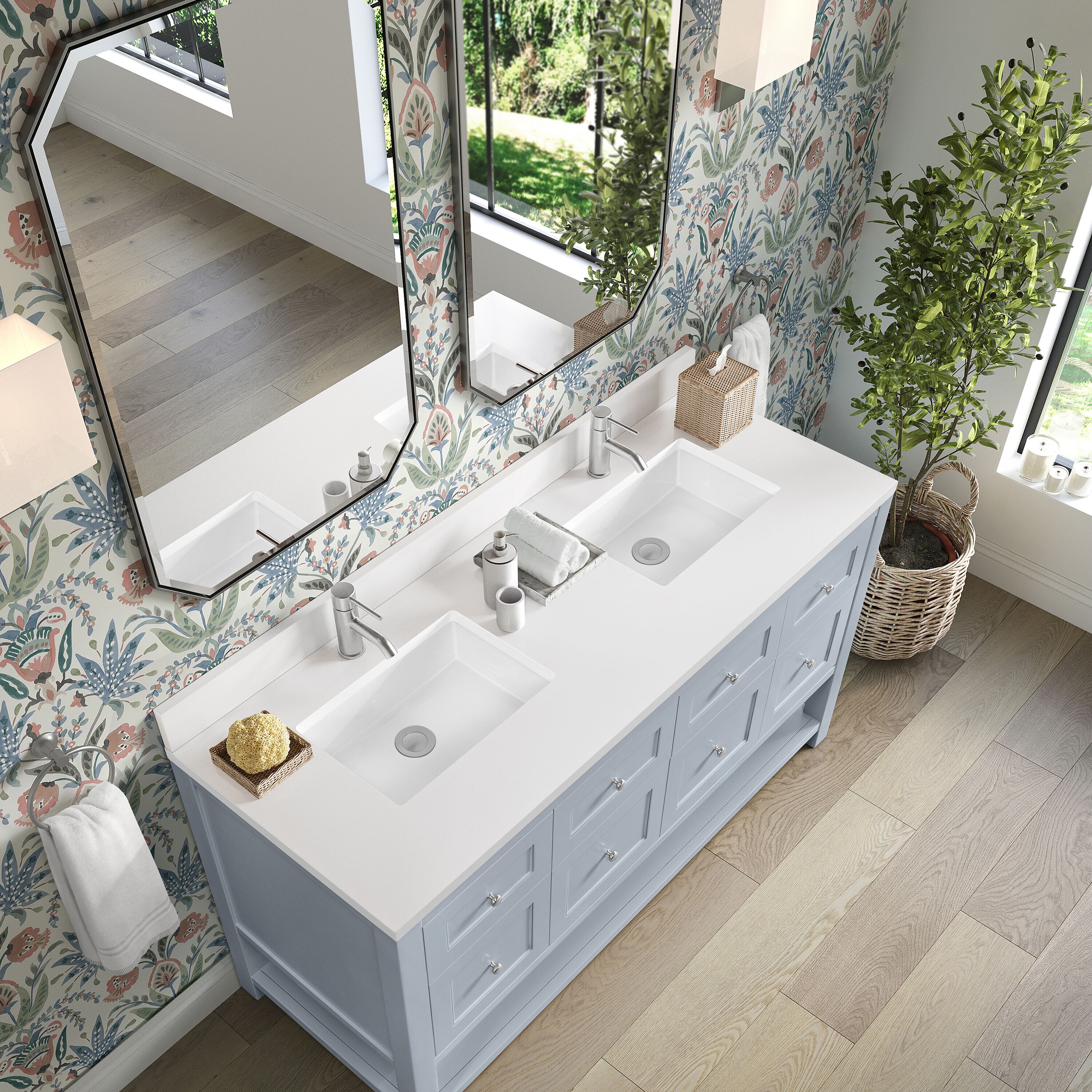 James Martin Vanities 330-V60D-SRB-1WZ Bath-Vanity-Combo - View #6