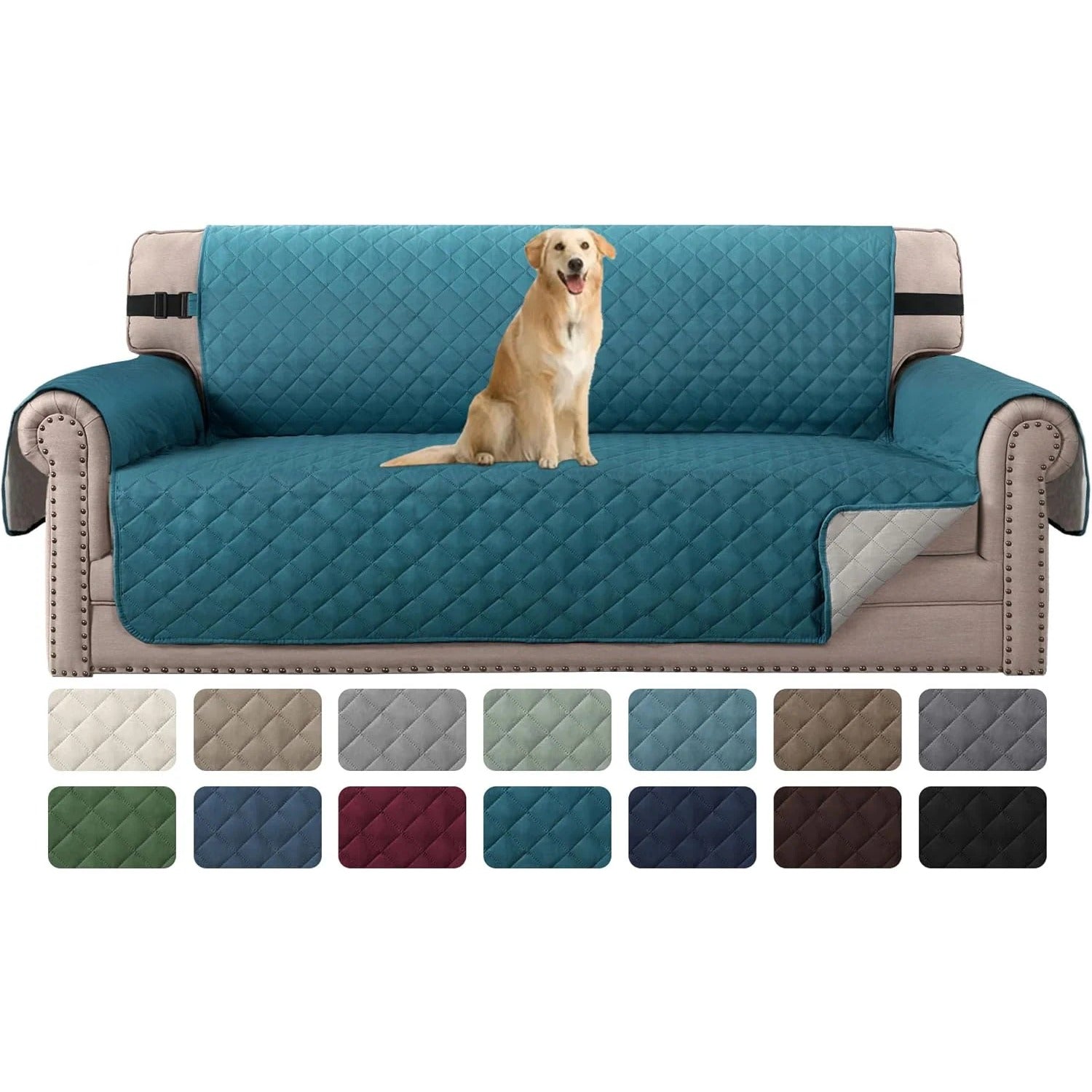 H.Versailtex SFD86132BURGUNDYTAN slipcovers - View #19