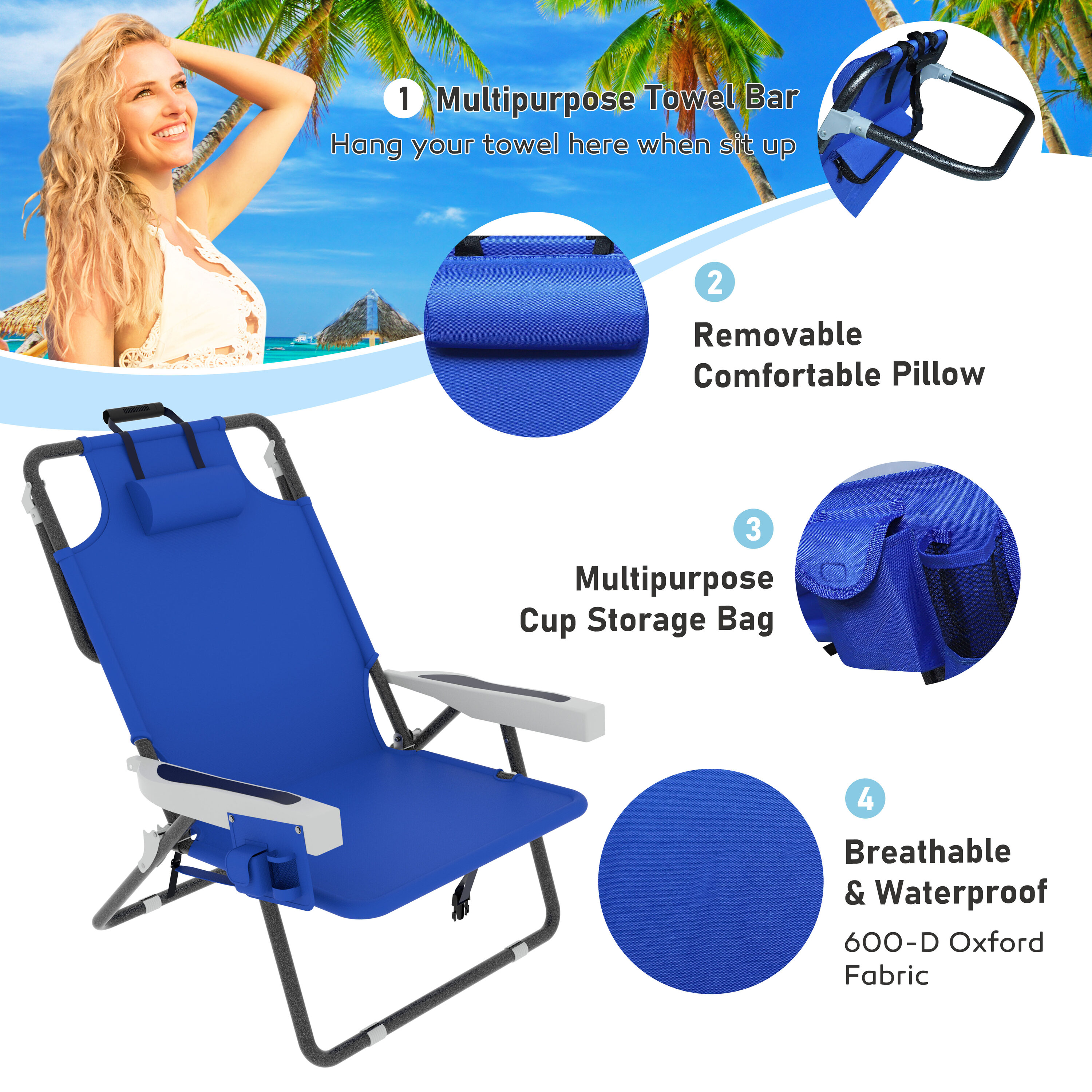 VEIKOUS PG0208-HDPE-NW-2 Patio-Chairs - View #5
