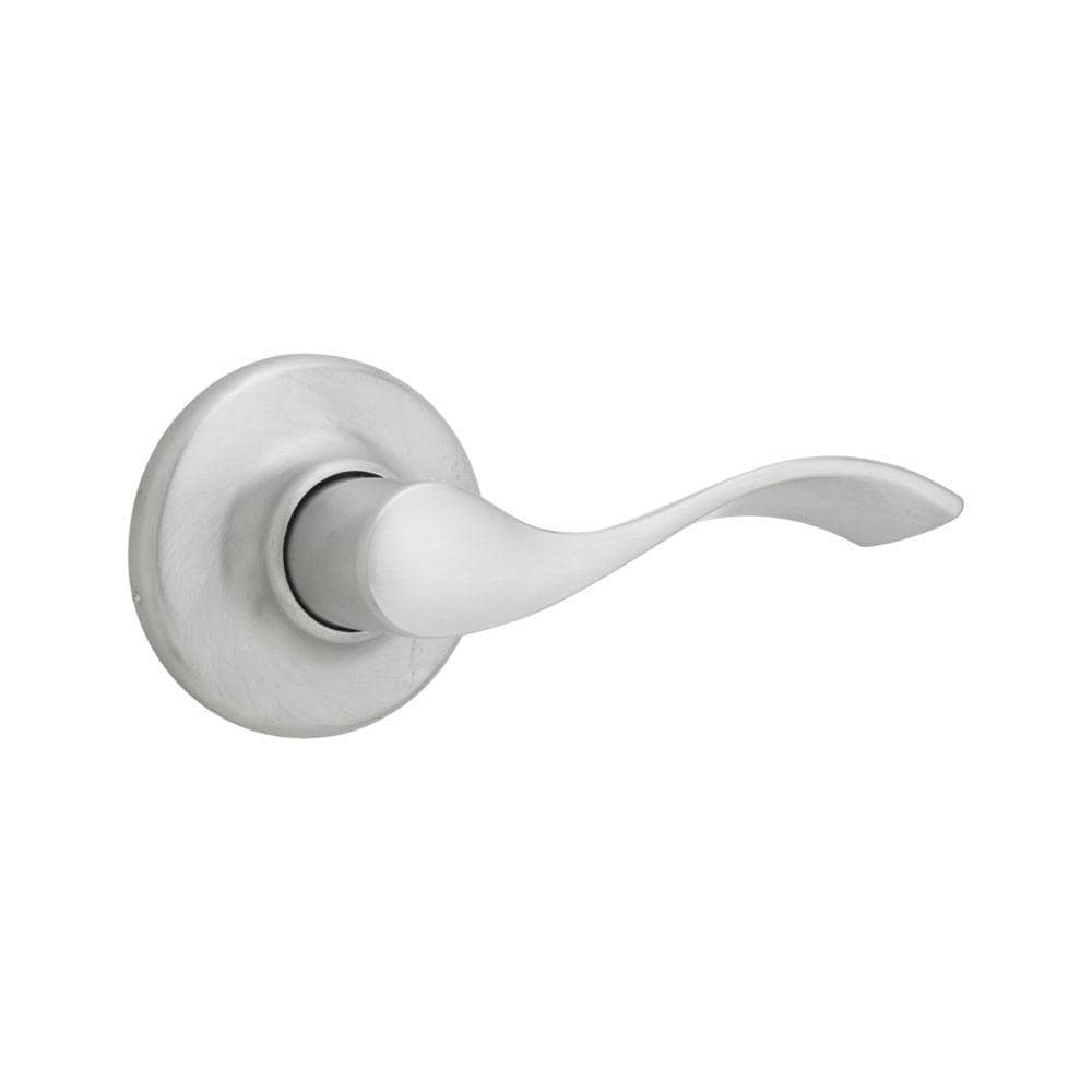 Kwikset 604BLLH-26DV1 Satin Chrome Single-Cylinder Deadbolt Entry Door Interior Handle with Balboa Lever