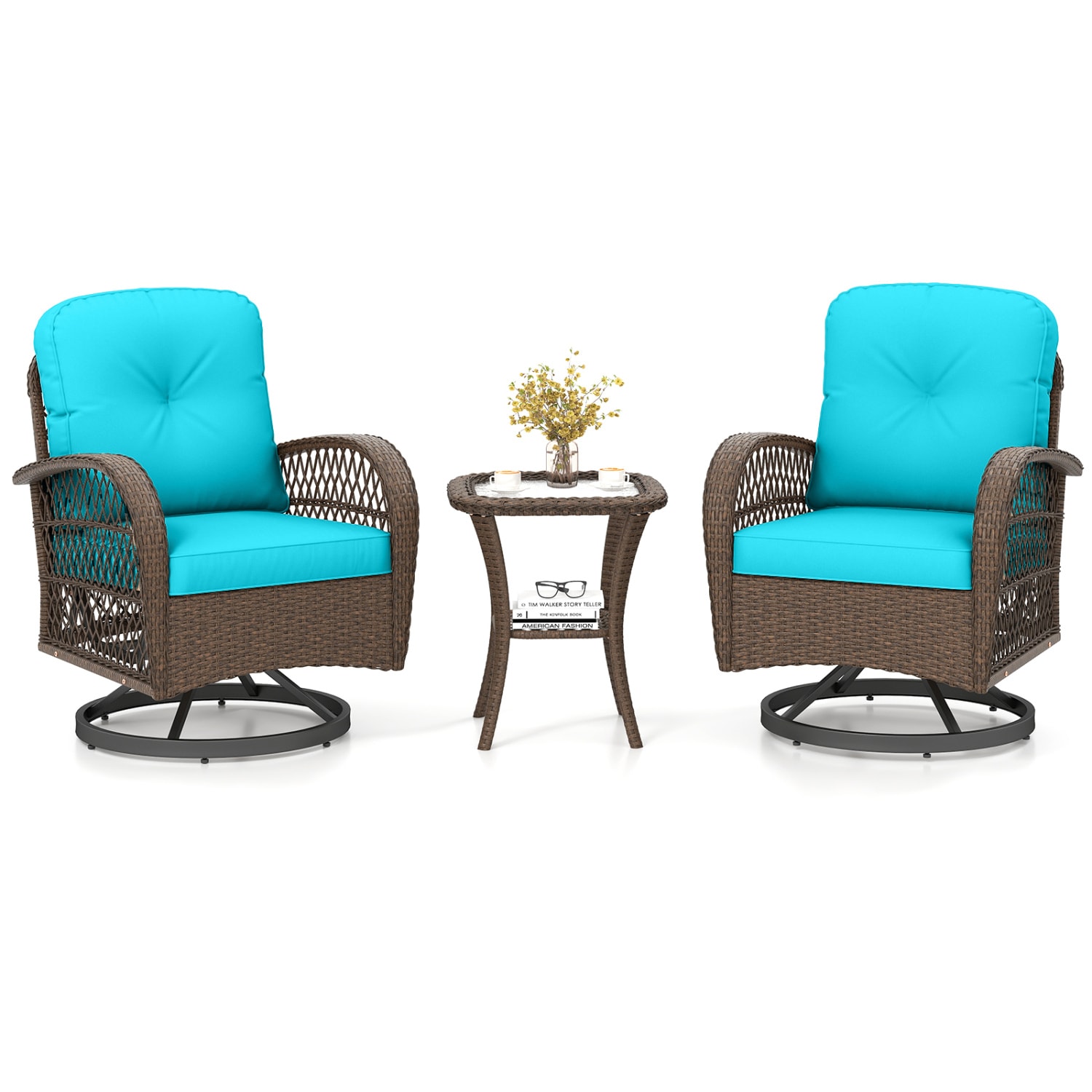 Slickblue D-CO-UT97057WH Patio-Conversation-Sets - View #3