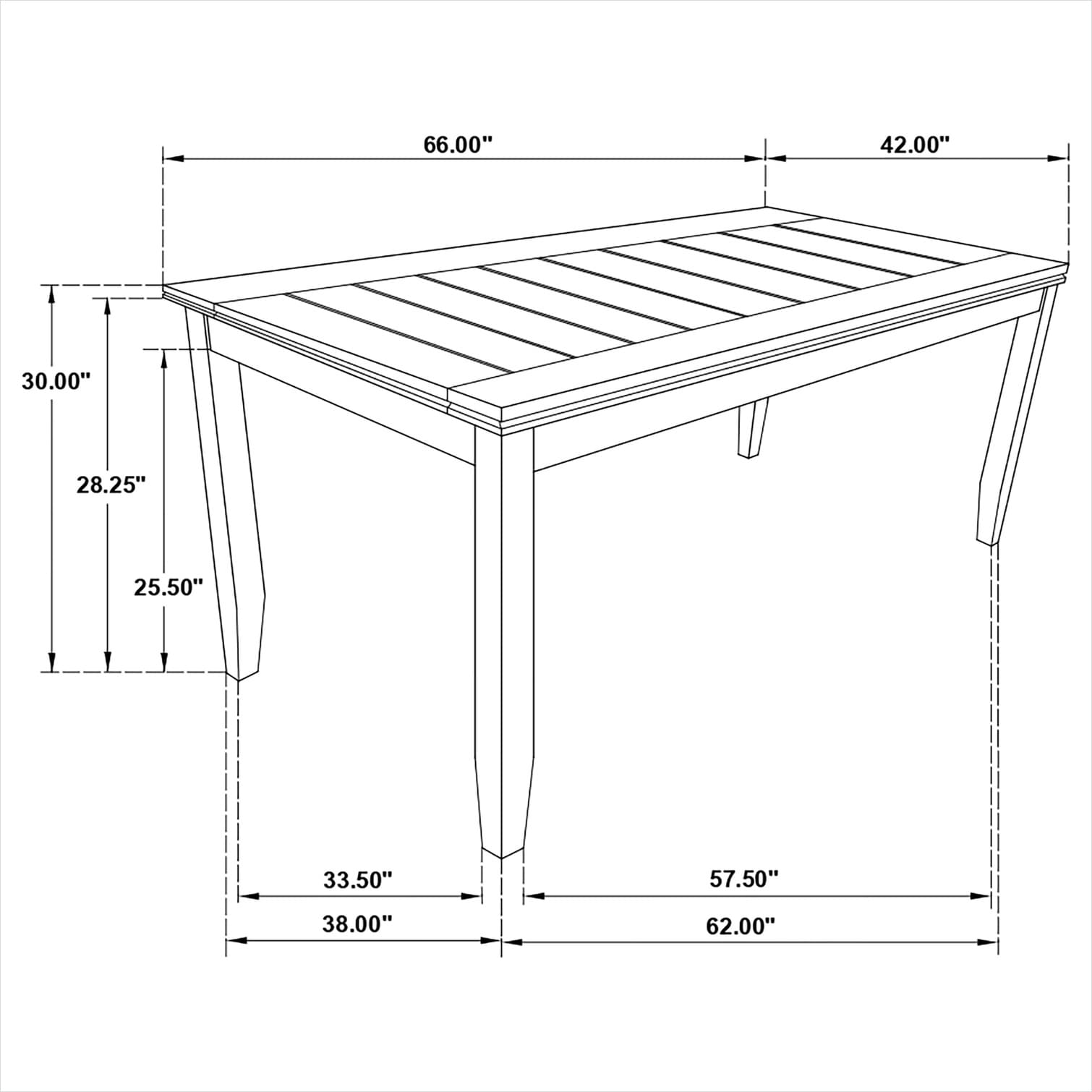 Watnature 4N9G22XUYDOF Dining-Tables - View #6