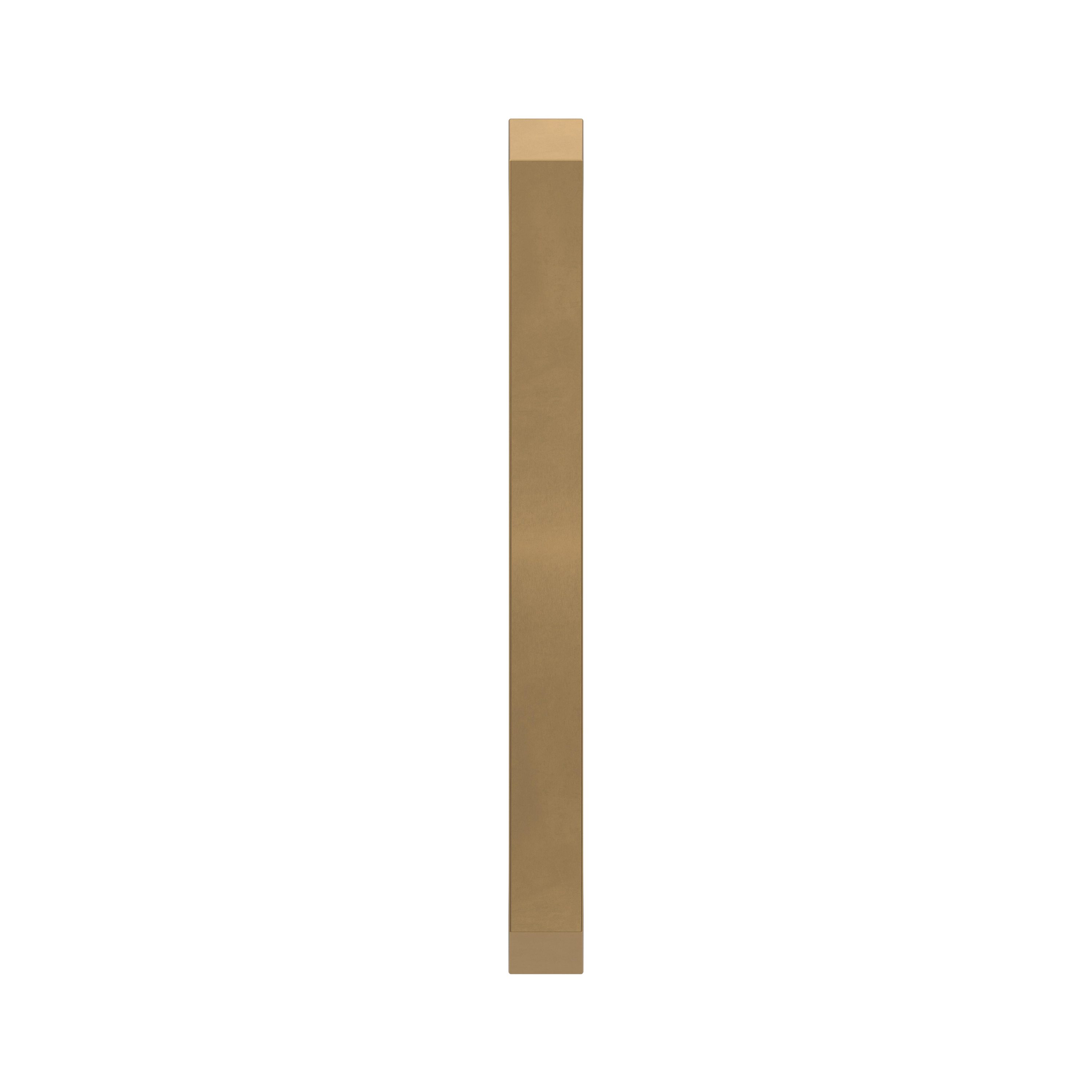 Champagne Bronze Modern Arch Cabinet Pull with Mounting Hardware