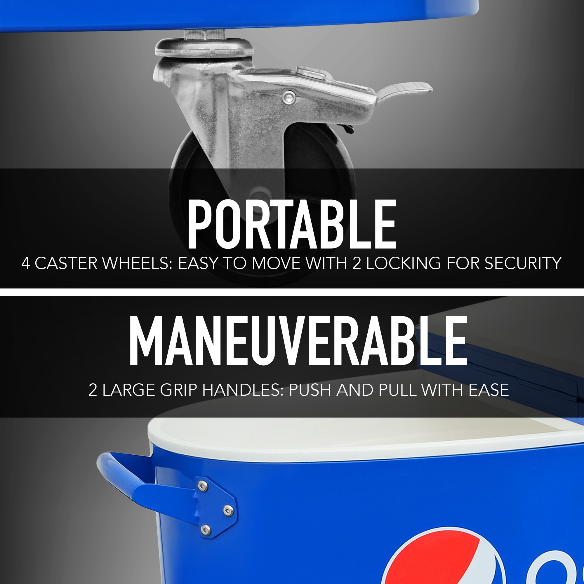 Pepsi PS-207-80PE-BL Beverage-Coolers - View #7