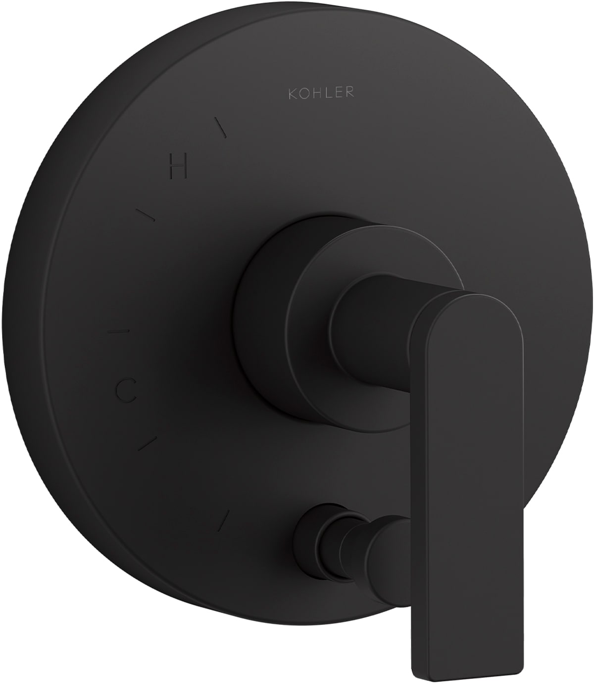KOHLER K-T73117-4-BL Matte Black Lever Shower Faucet Handle