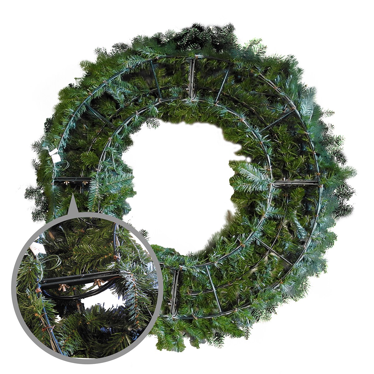 Holidynamics Holiday Lighting Solut CU 59010 CW Artificial-Christmas-Wreaths - View #3