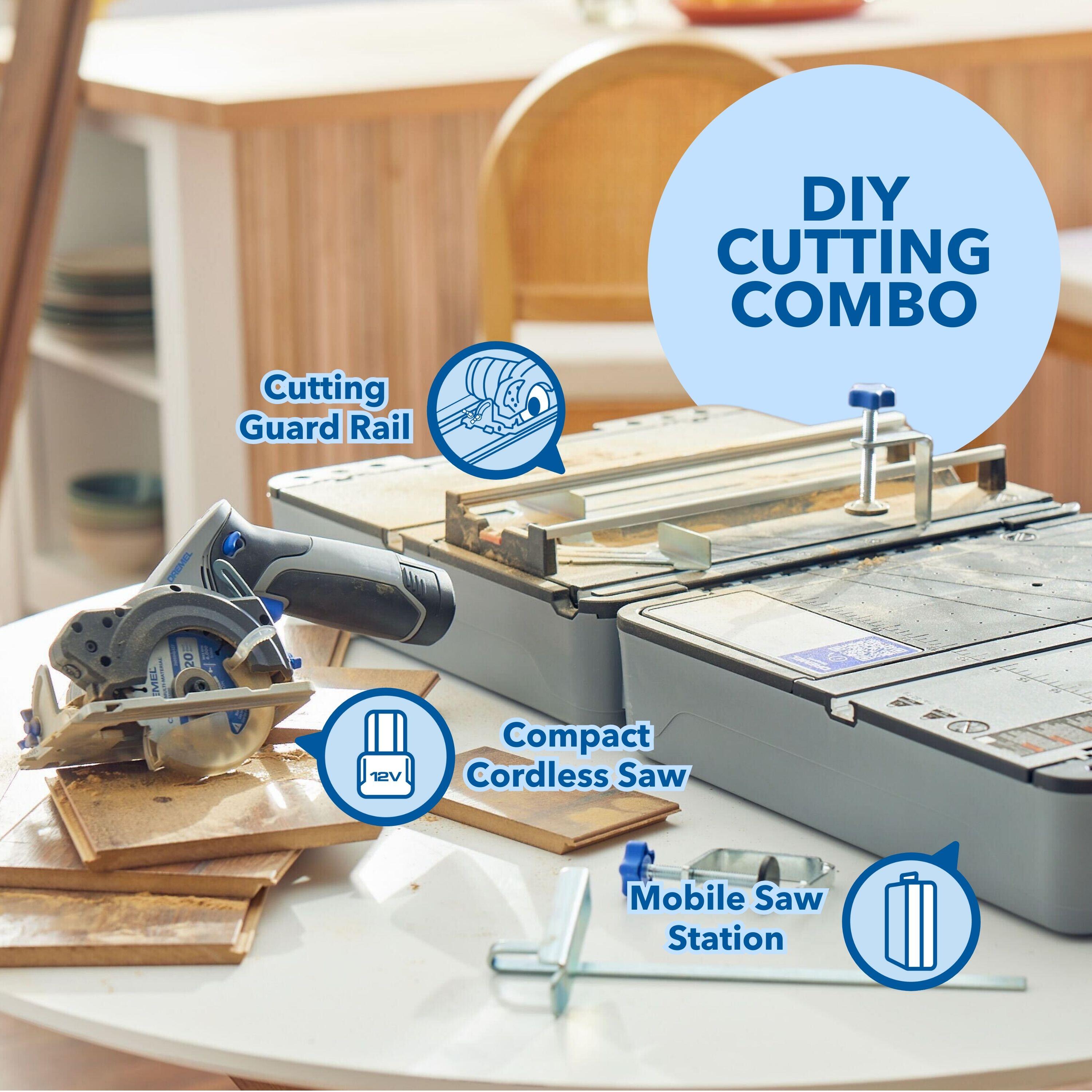 Dremel Blueprint 12V Brushless Compact Circular Saw With Integrated Laser Guide, Lithium-Ion Battery And Charger (CS12V-S1