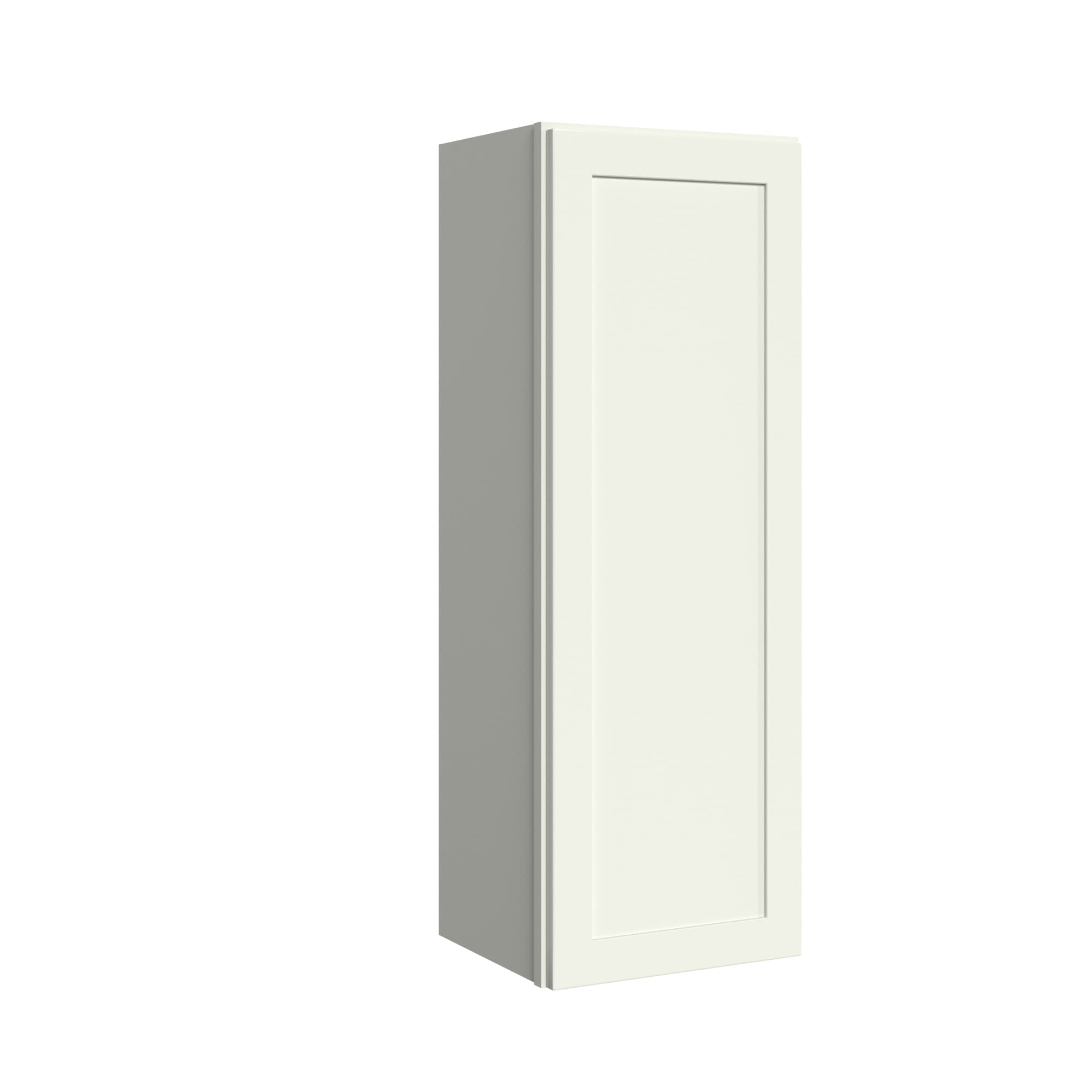 KraftMaid Momentum W1542RG71 Deveron 15-in W x 42-in H x 12-in D Dove White Wall Fully assembled Plywood Cabinet (Recessed Panel Shaker)