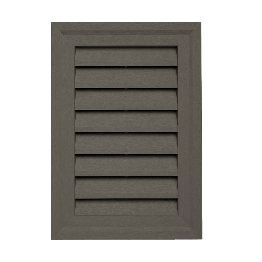  139993 10.5-in x 15-in Shadow Rectangle Vinyl Gable Louver Vent