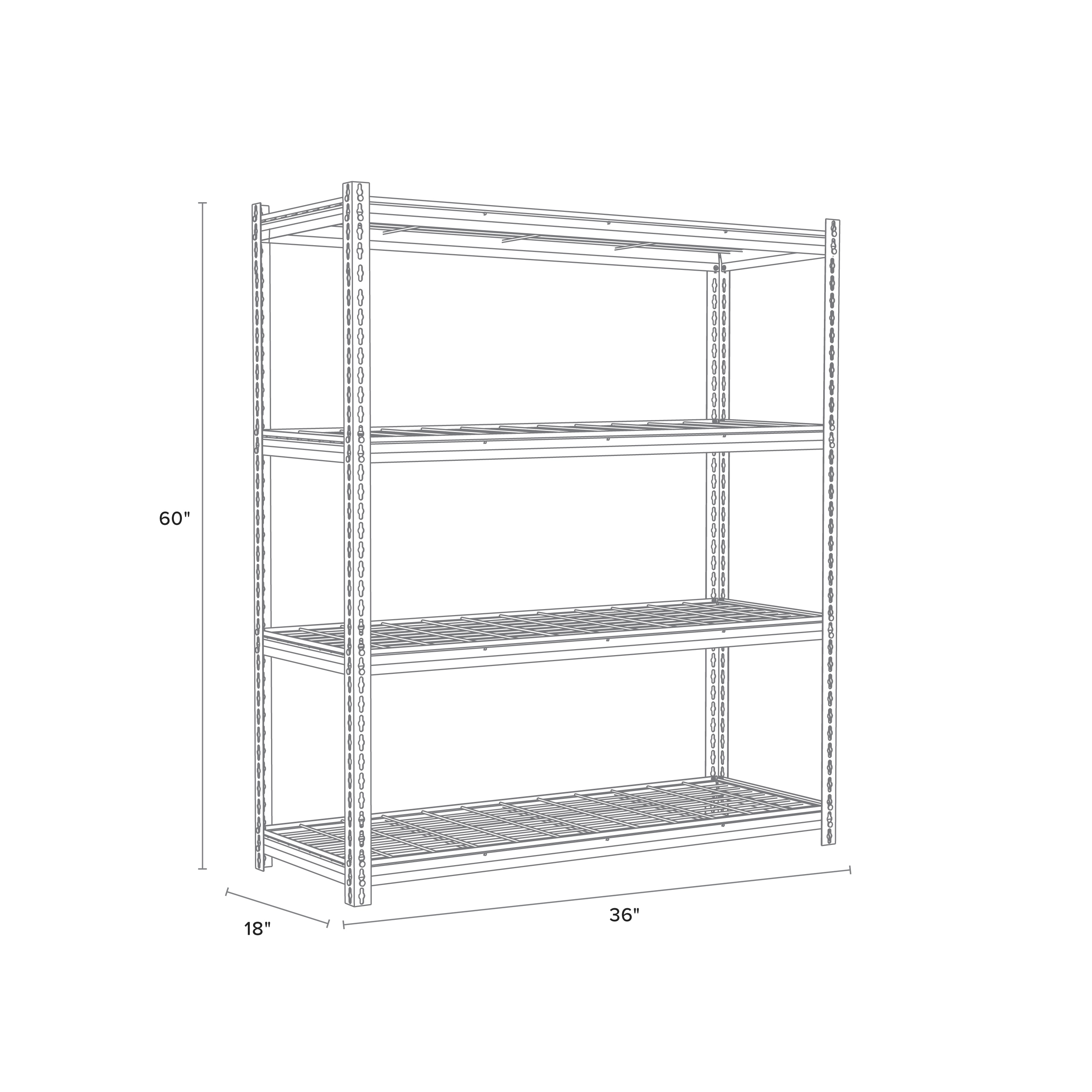 Iron Horse 22129 Free-Standing-Shelving - View #4