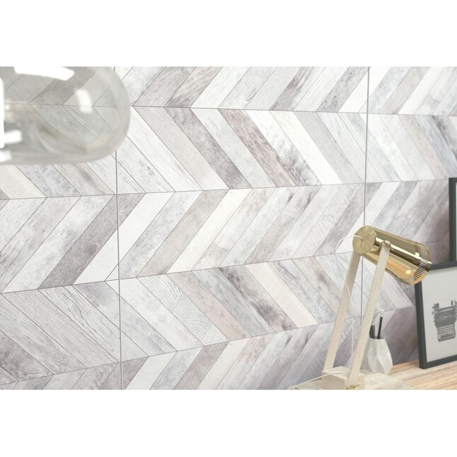 Emser VELOCITY 2-Pack Rate 18-in x 36-in Glazed Porcelain Wood Look Floor and Wall Tile Emser VELOCITY 2-Pack Rate 18-in x 36-in Glazed Porcelain Wood Look Floor and Wall Tile