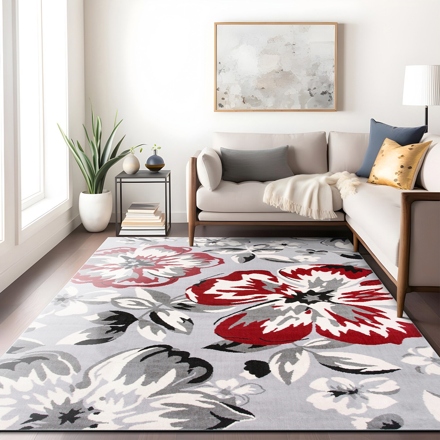 World Rug Gallery 9098 RED 5X7 rugs - View #6