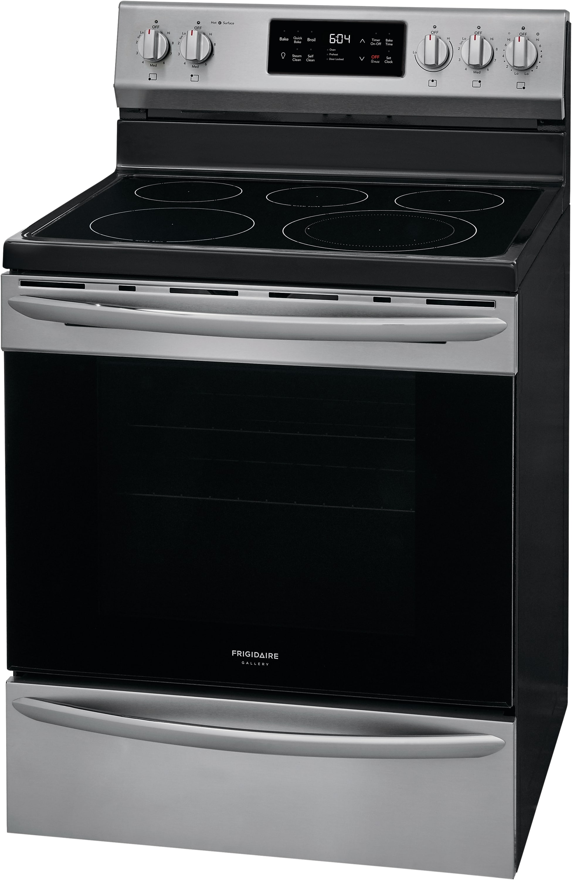 Frigidaire Gallery 30-in Glass Top 5 Elements 5.4-cu ft Self-Cleaning ...