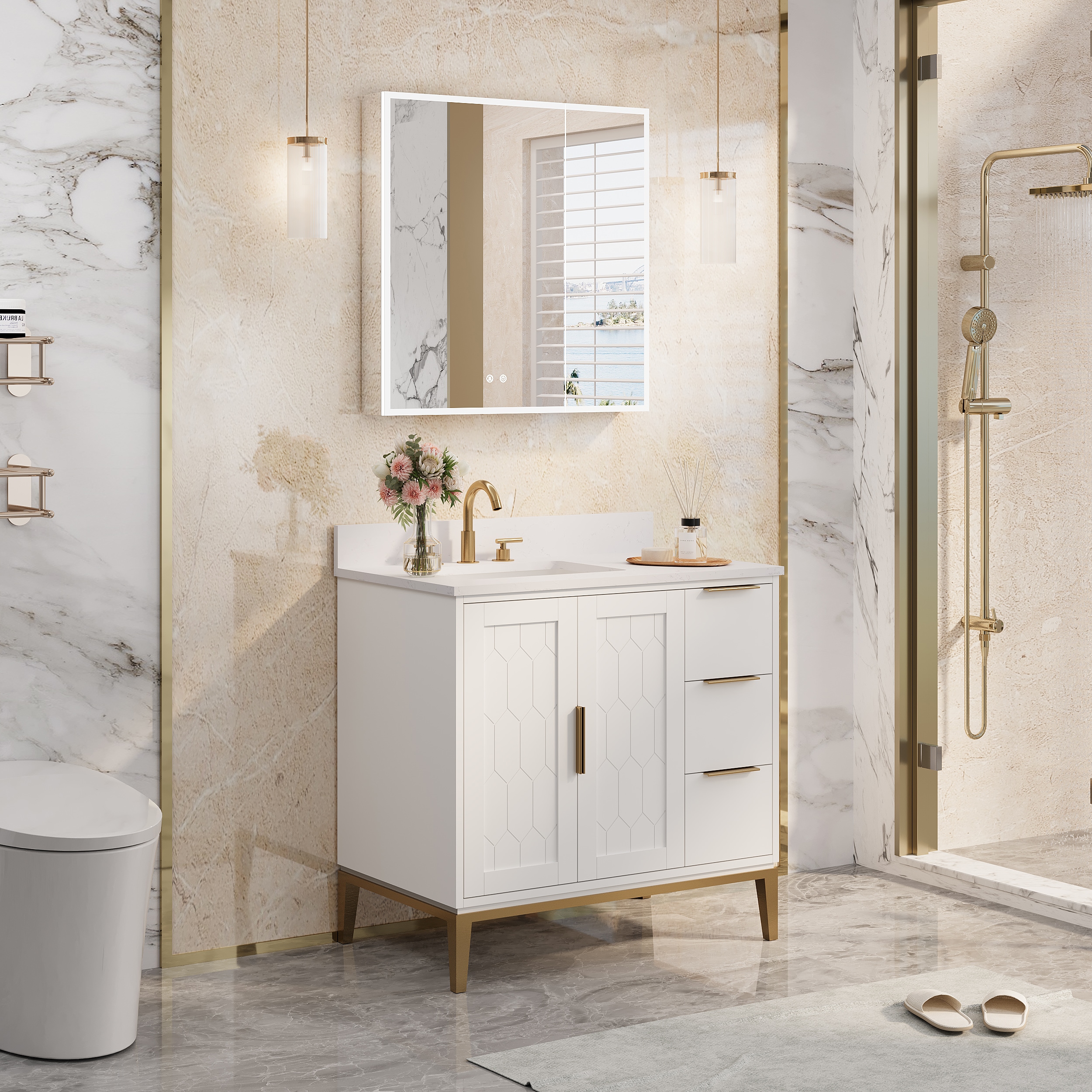 CALVON ZUB8-3030 Bathroom-Medicine-Cabinets - View #2