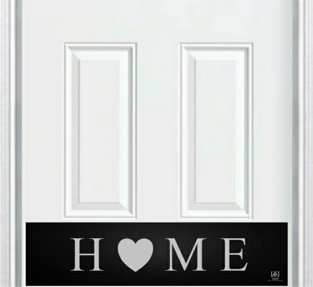 Deck the Door Decor BLKMHS630 30-in W x 6-in H Kick Plate