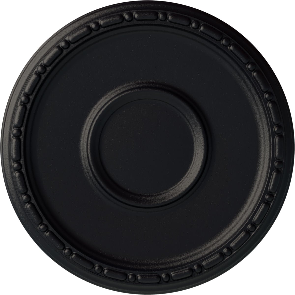 Ekena Millwork CM16MDSGS Medea 16.5-in W x 16.5-in L Painted Steel Gray Polyurethane Whole Ceiling Medallion