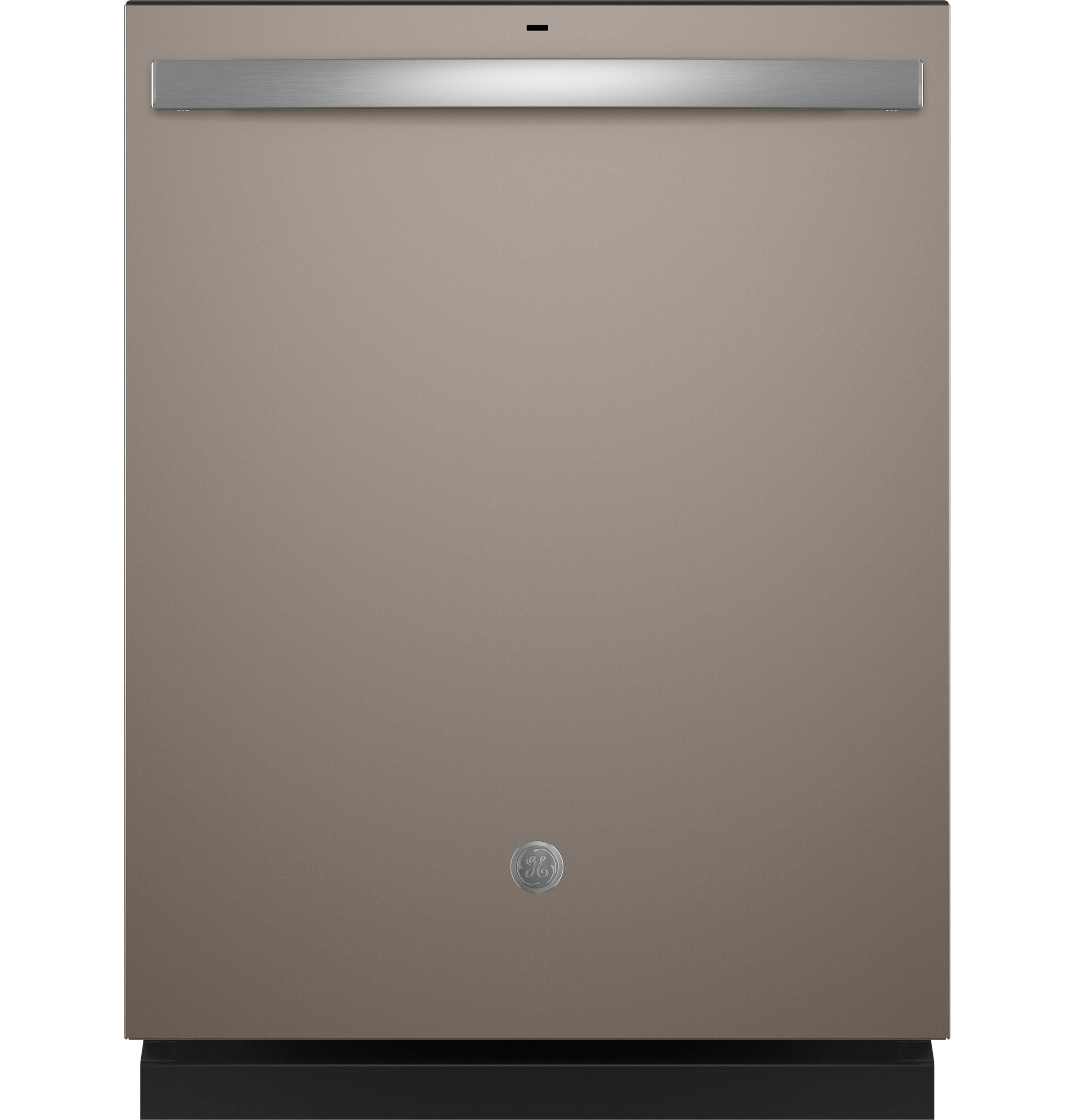 GE - Front Control Dishwasher with Stainless Steel Interior with Sanitize Cycle - Slate