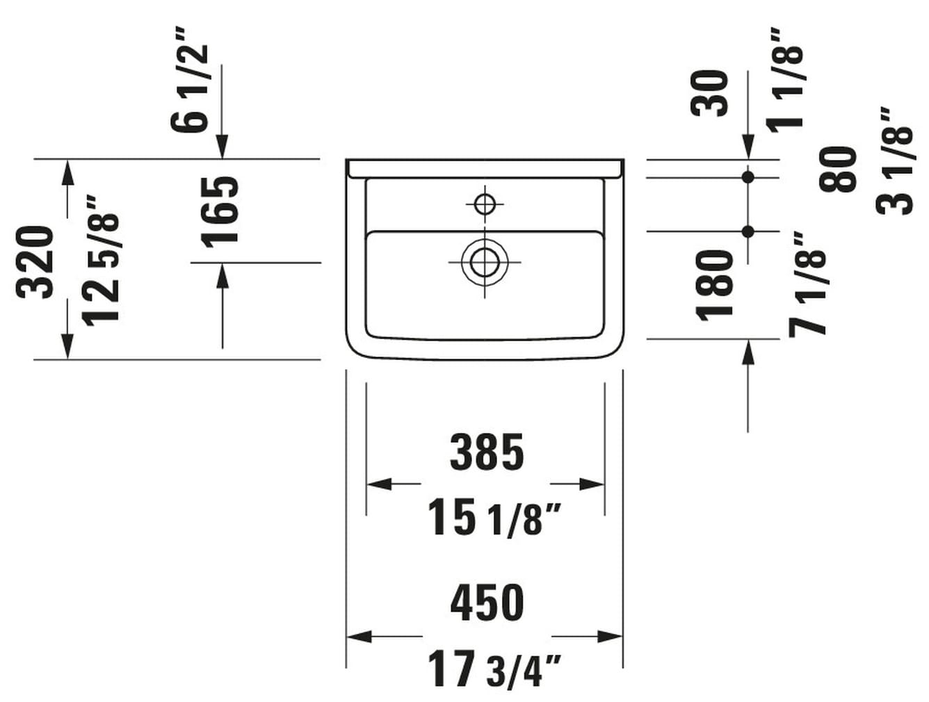 Duravit 0750450000 Bath-Sink - View #6