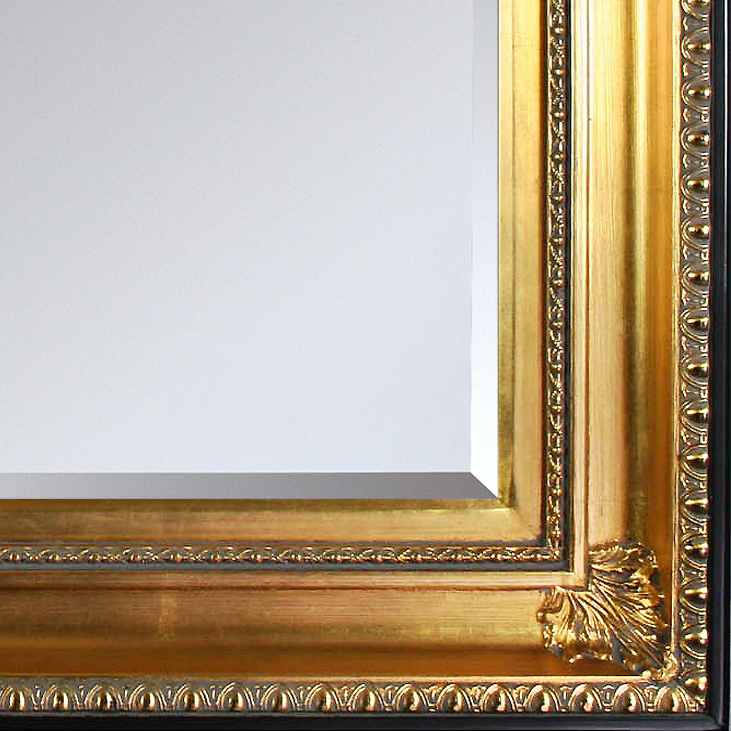 La Pastiche 18.5-in W x 16.5-in H Gold Beveled Wall Mirror BVM2024-FR ...