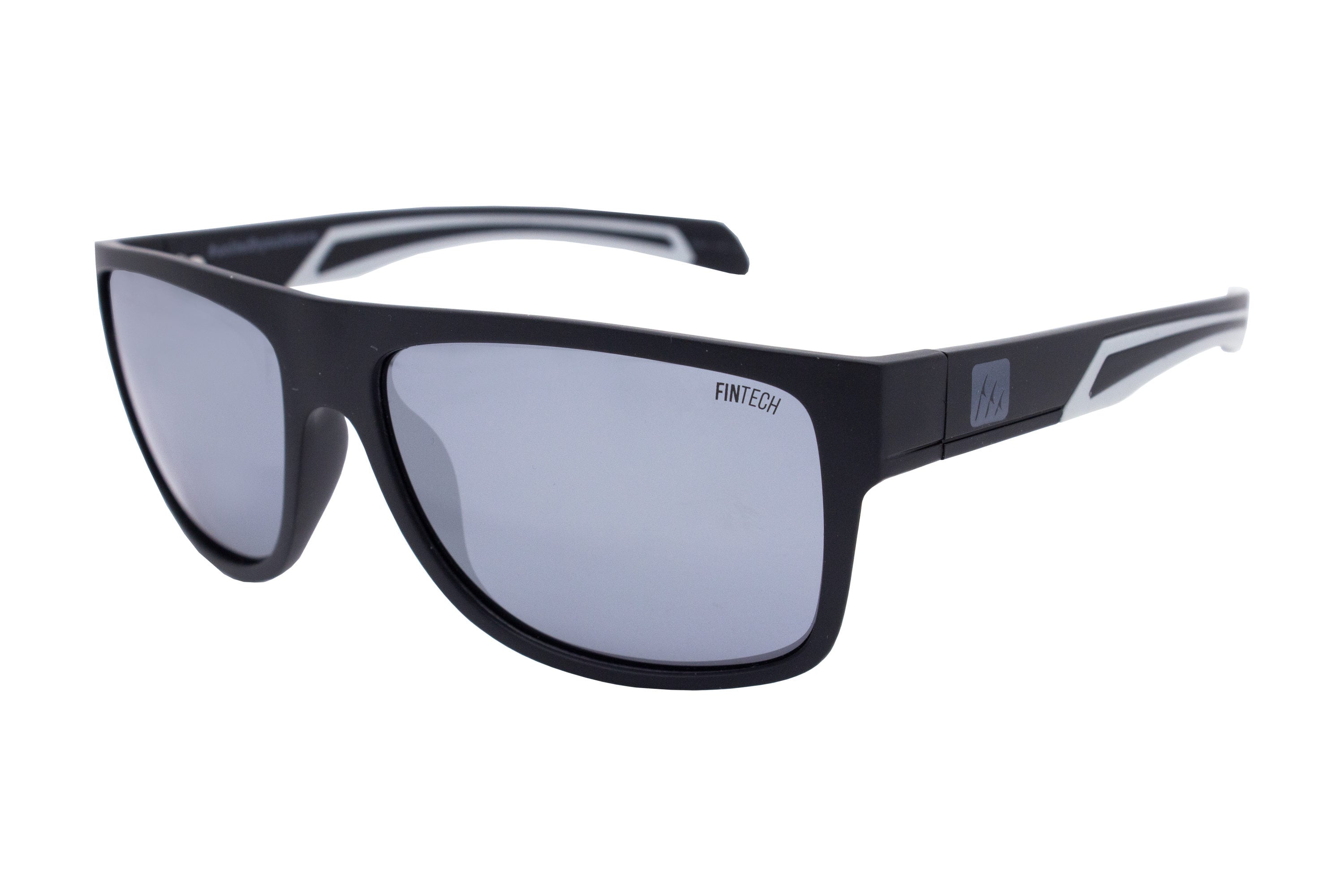 FINTECH Adult Unisex Polarized Matte Black Plastic Sunglasses in the ...