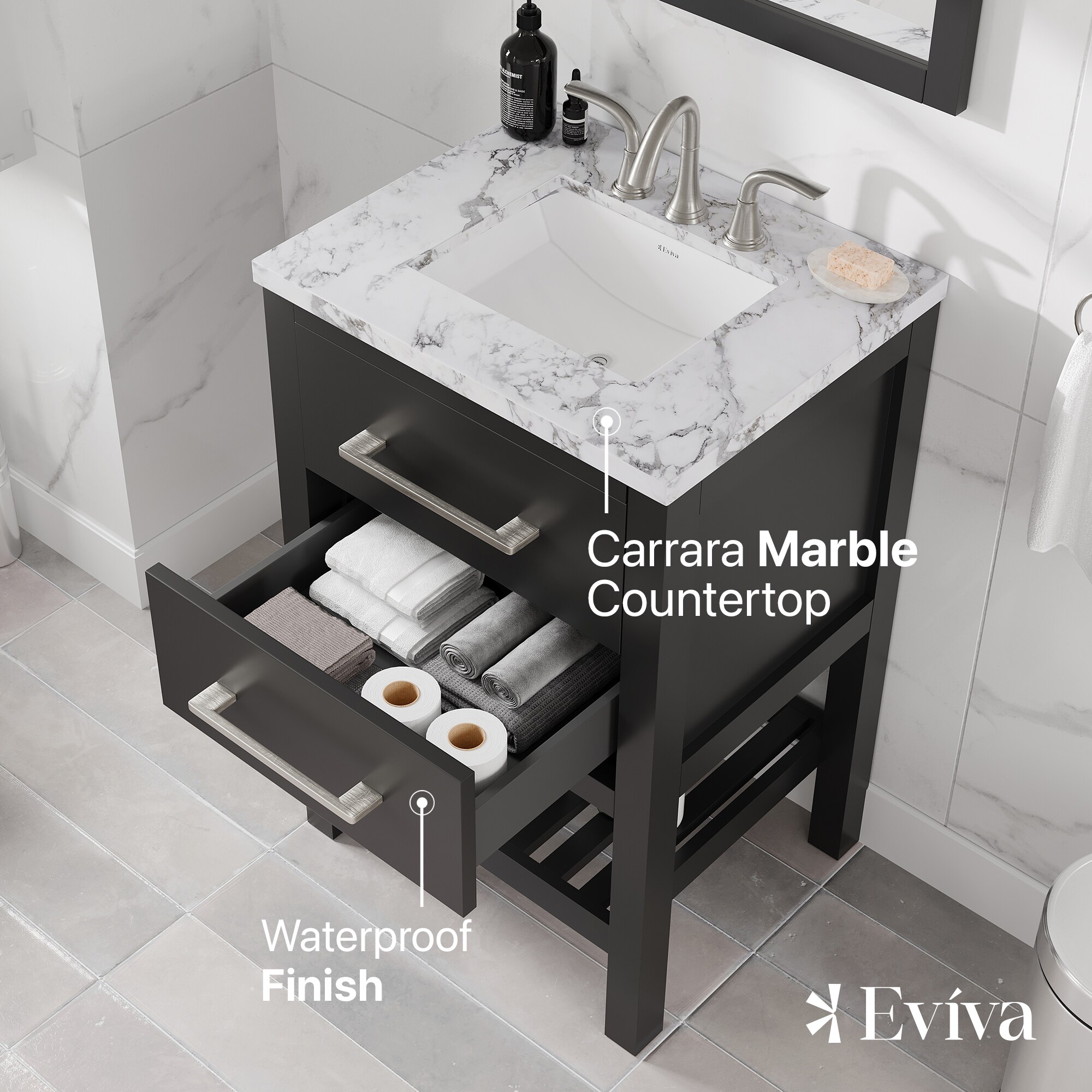 Eviva TVN223-24ES Bath-Vanity-Combo - View #4