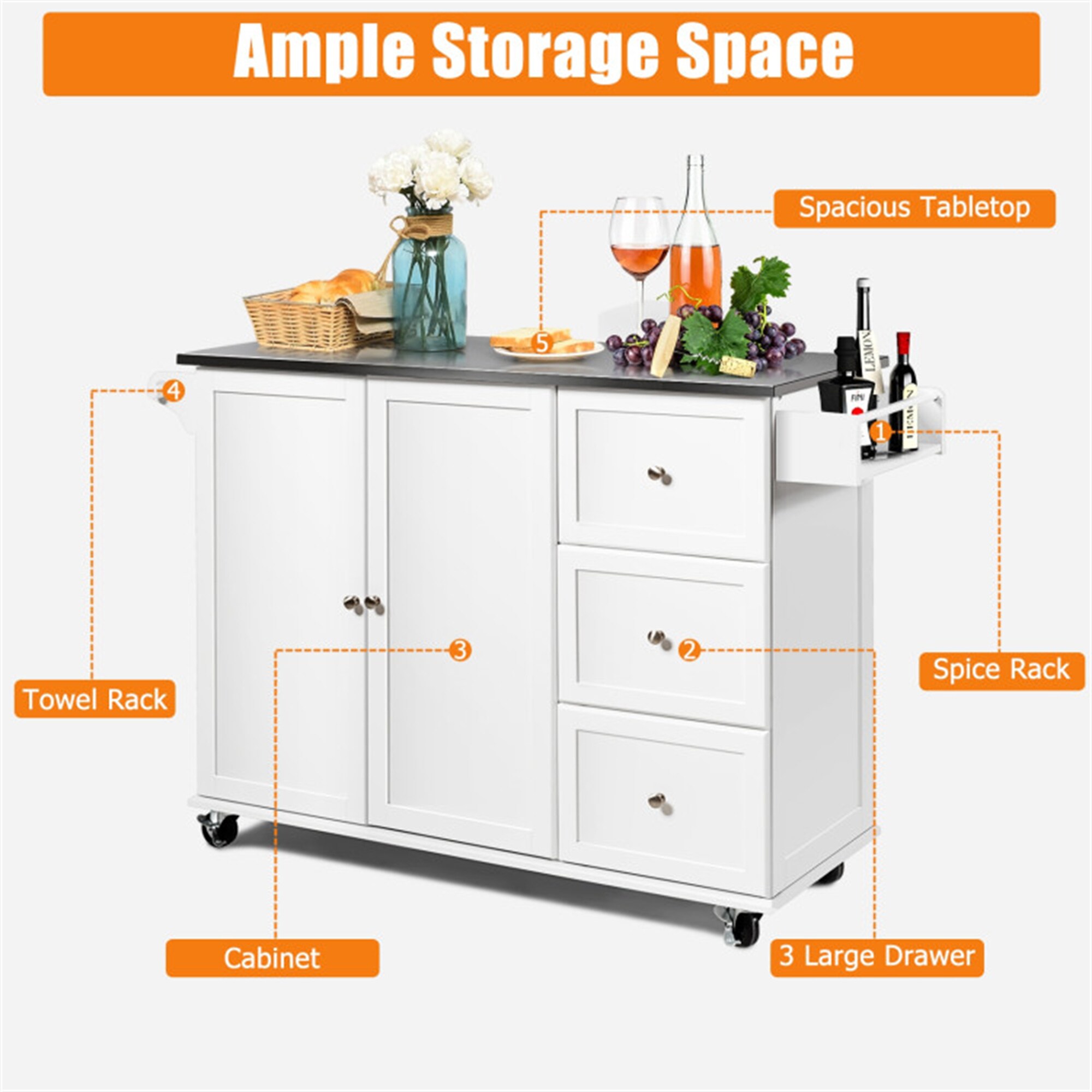 BABOOM BOM-CT1003A-OR Kitchen-Furniture - View #9