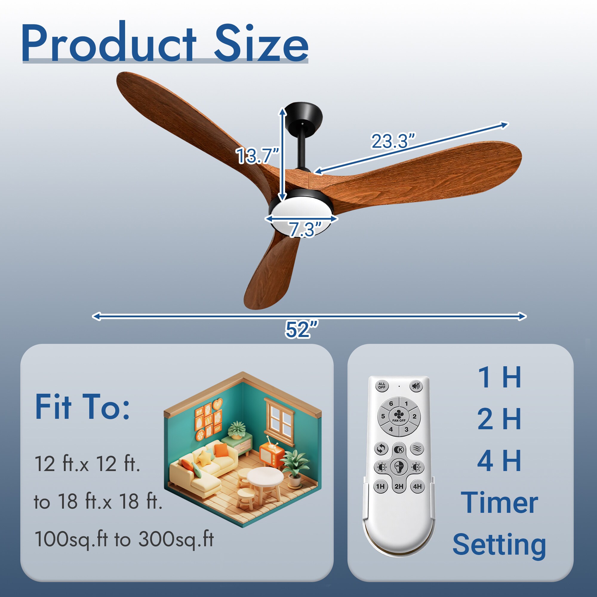 Fun Orange FUN26CF71 Ceiling-Fans - View #3