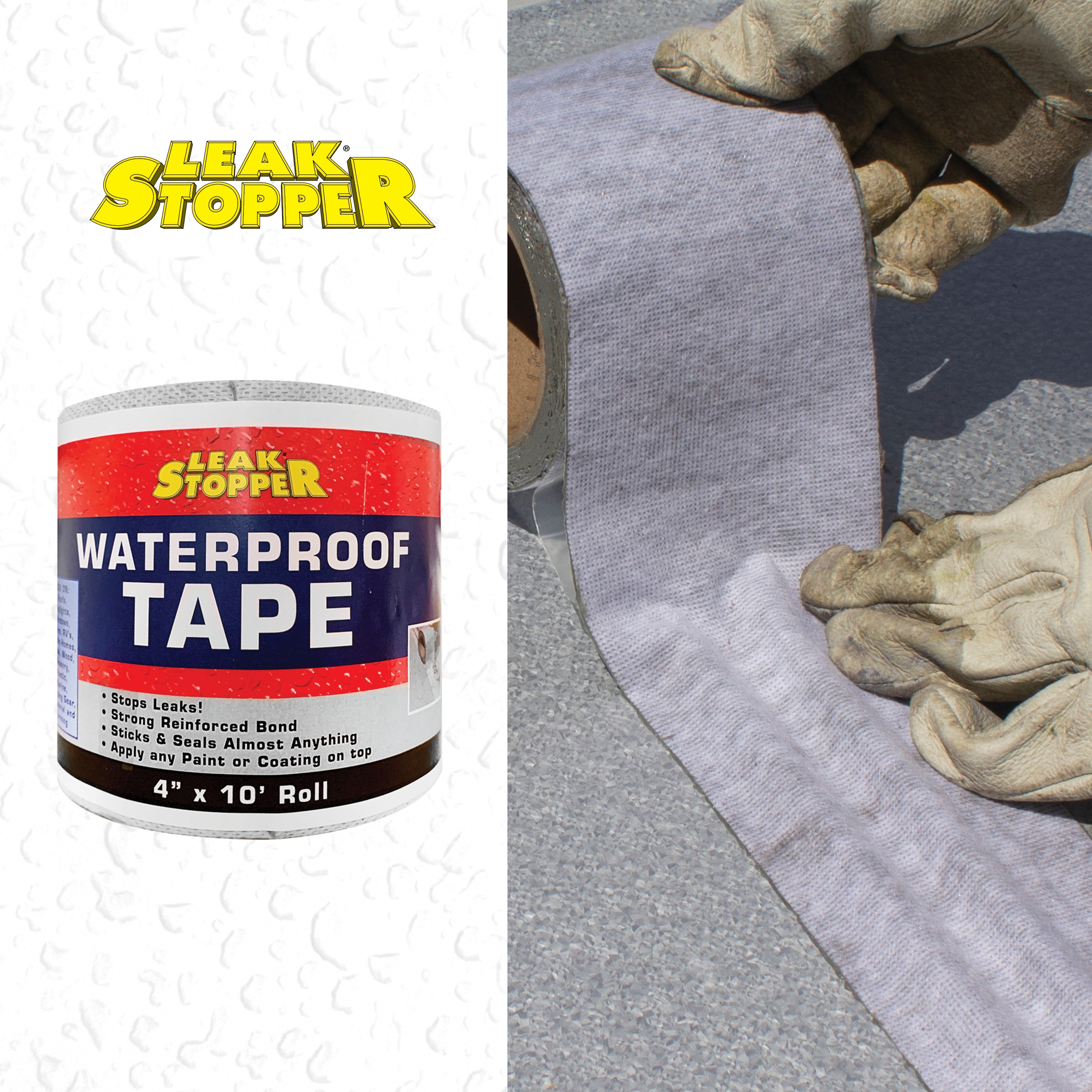 LEAK STOPPER Rubber Flexx 15-oz Waterproof Roof Sealant in the Roof  Sealants department at