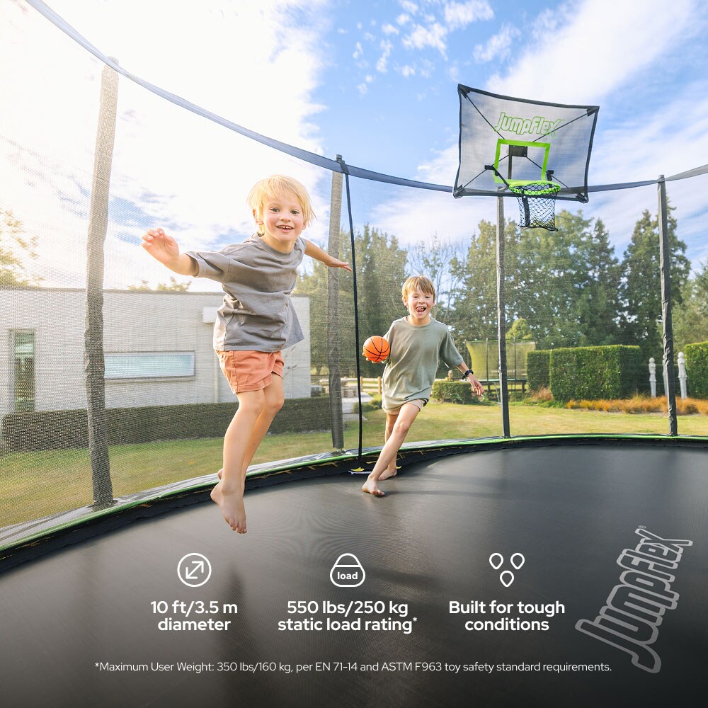 JumpFlex HRO10-V3D + SHADE trampolines - View #3