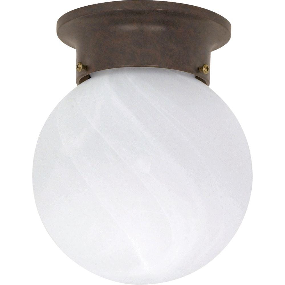  LW-SC514410 1-Light 6-in Old Bronze Flush Mount Light