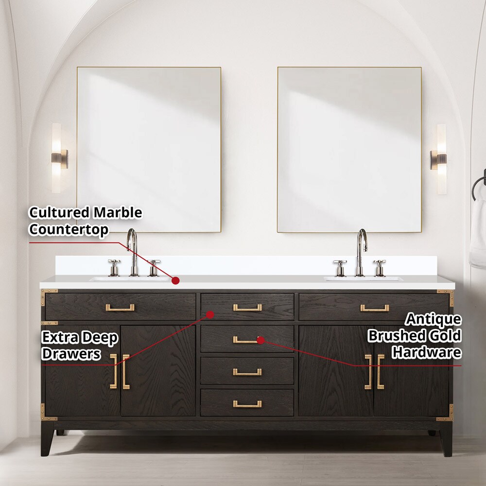 Lexora LVW80DK301 Bath-Vanity-Combo - View #6