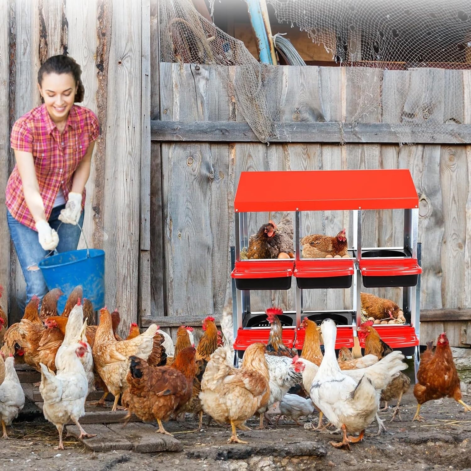 Garvee LSHQQPHO-15FE31DS Chicken-Coops-Rabbit-Hutches - View #7