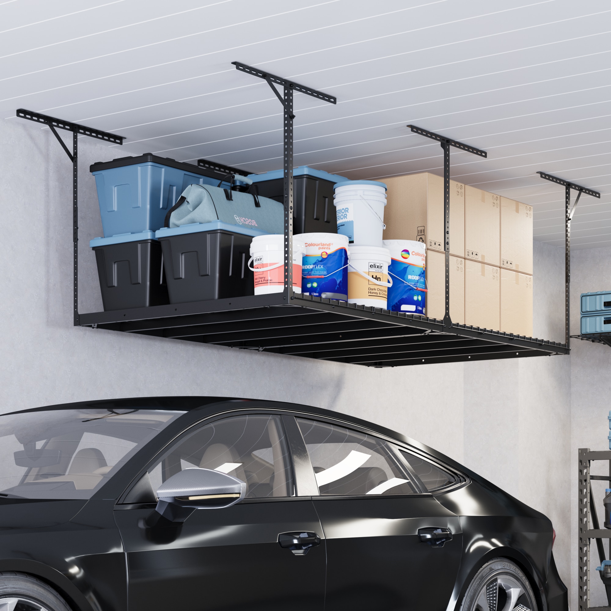 Fleximounts Adjustable Height Overhead Garage Storage 1000 Fleximounts Adjustable Height Overhead Garage Storage 1000