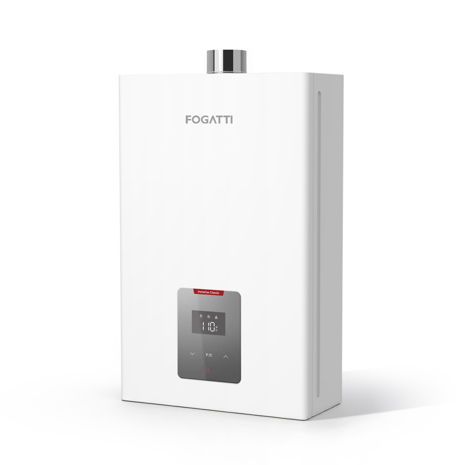 Fogatti FDG340IN-CS90-LP Propane Gas Tankless Water Heater, Indoor 4-GPM, 90,000-BTU Instant Hot Water Heater