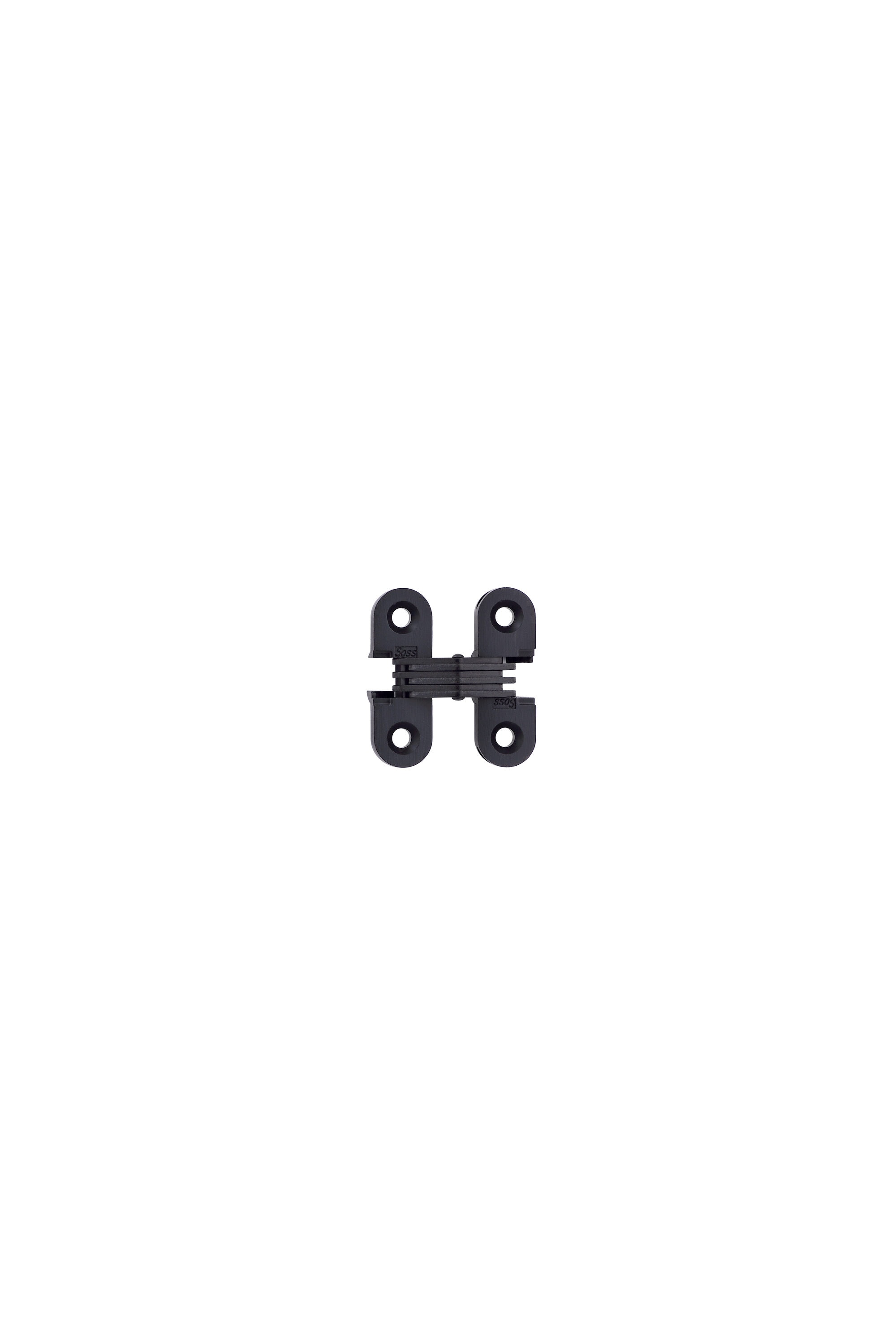 SOSS 103CUS19 103 1-1/2-in H Black E-coat Mortise concealed Interior Door Hinge 2 -Pack