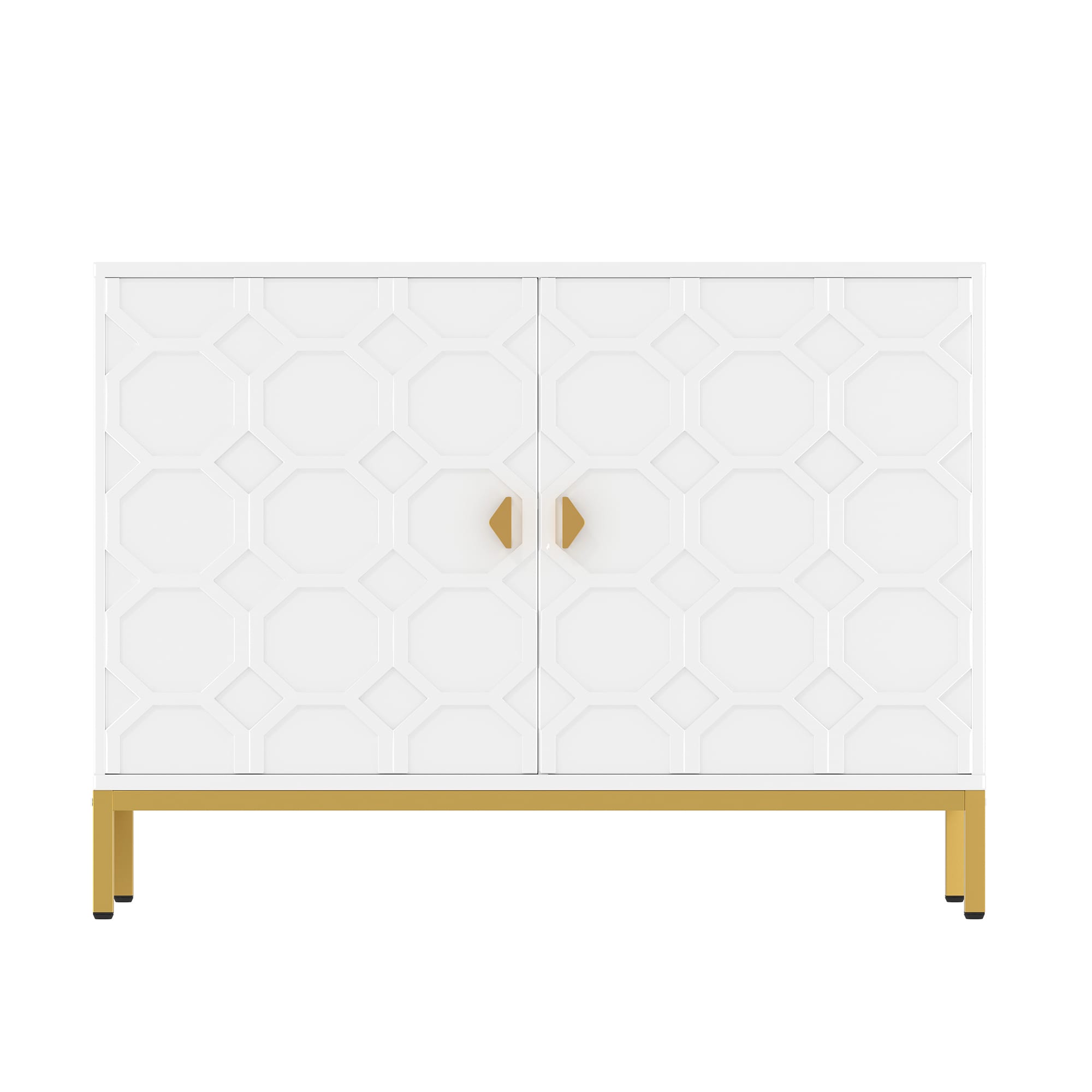 Clihome 15.75-in W x 26.25-in H Mdf White Freestanding Utility Storage Cabinet