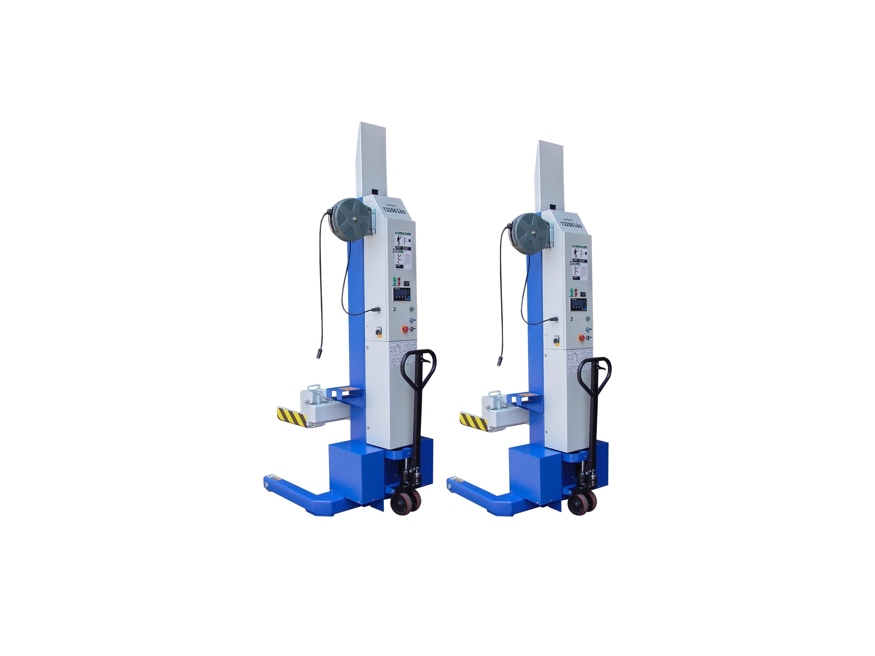  MSC-18K-X-236 The iDeal MSC-18K-X is available in-Set of two, four and six columns to provide up to 108,000-lb of lifting capacity. The MSC-18K-X is designed to lift fire trucks, school buses and large commercial vehicles by the wheels.
