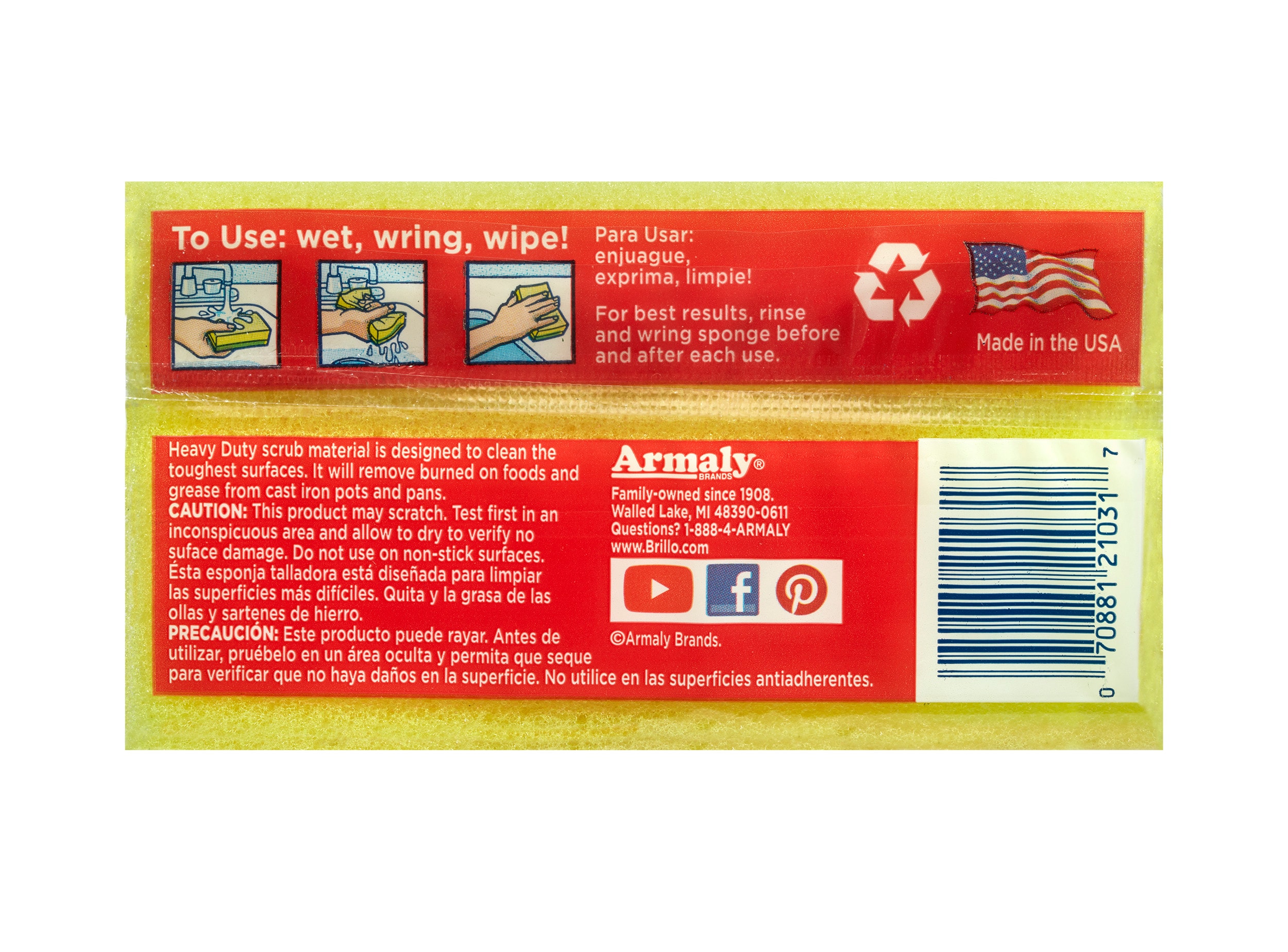 Brillo Estracell 21031 Sponges-Scouring-Pads - View #2