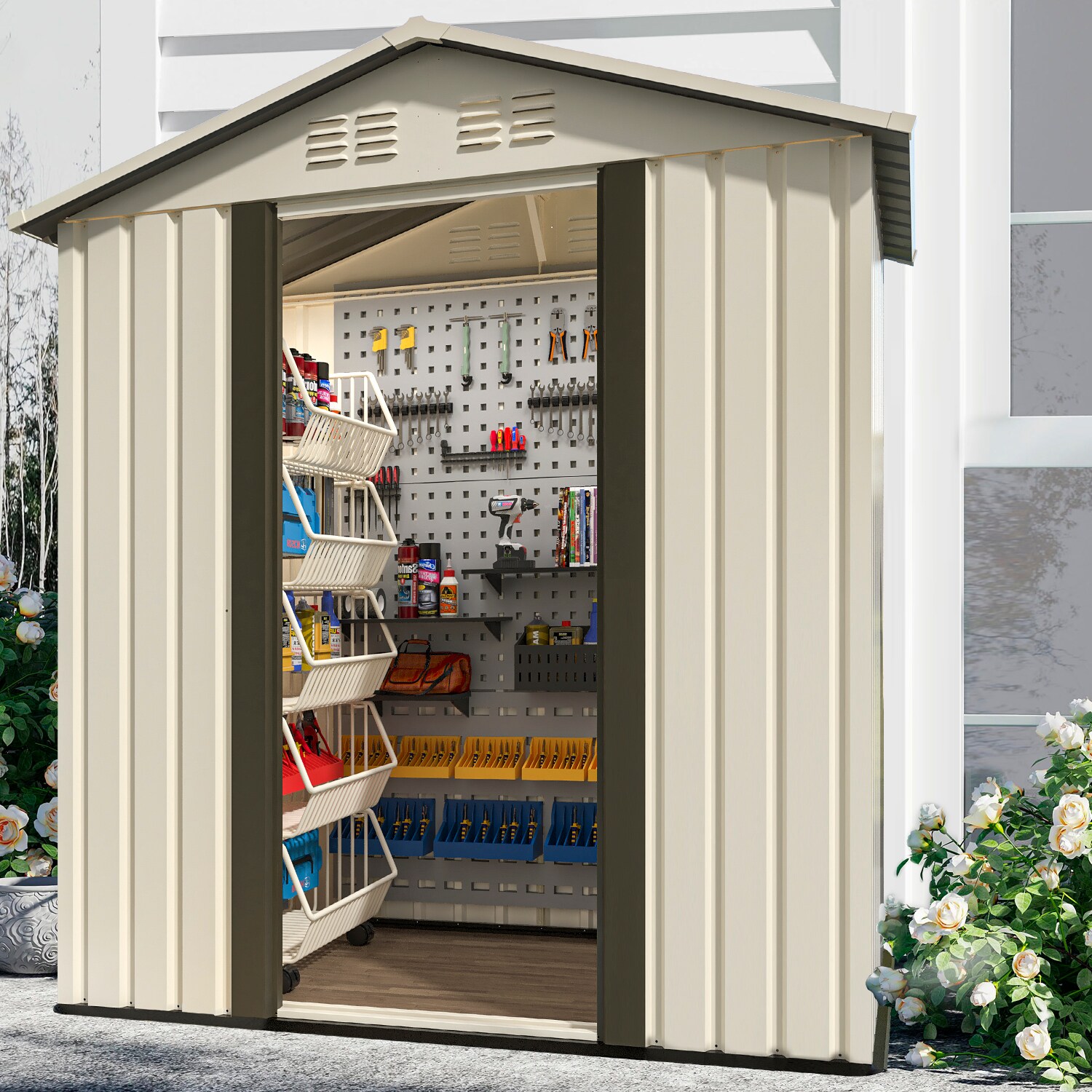 Maincraft D01-OSS27 Metal-Storage-Buildings-Sheds - View #3