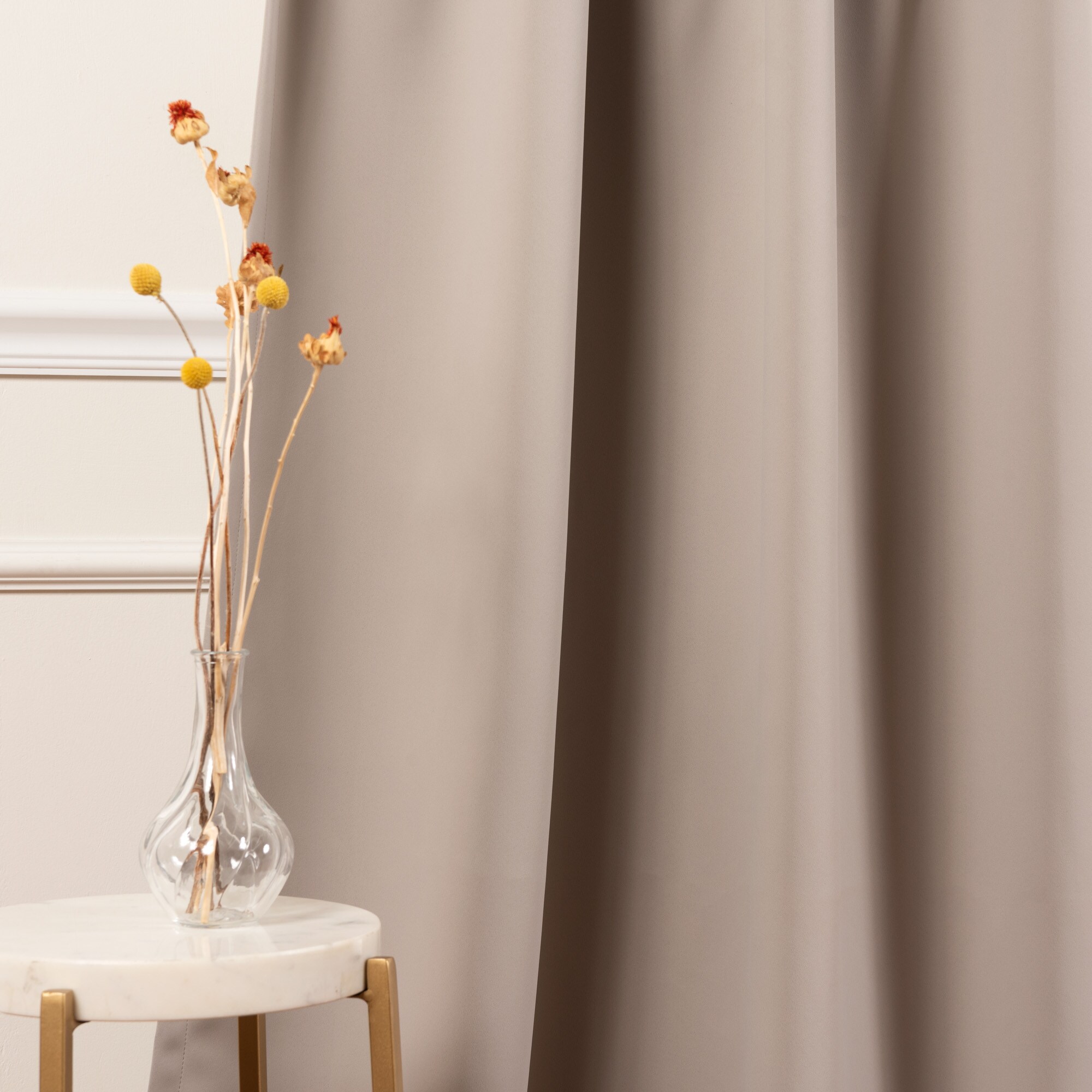 Best Home Fashion SOLID-72-CLAY curtains - View #6